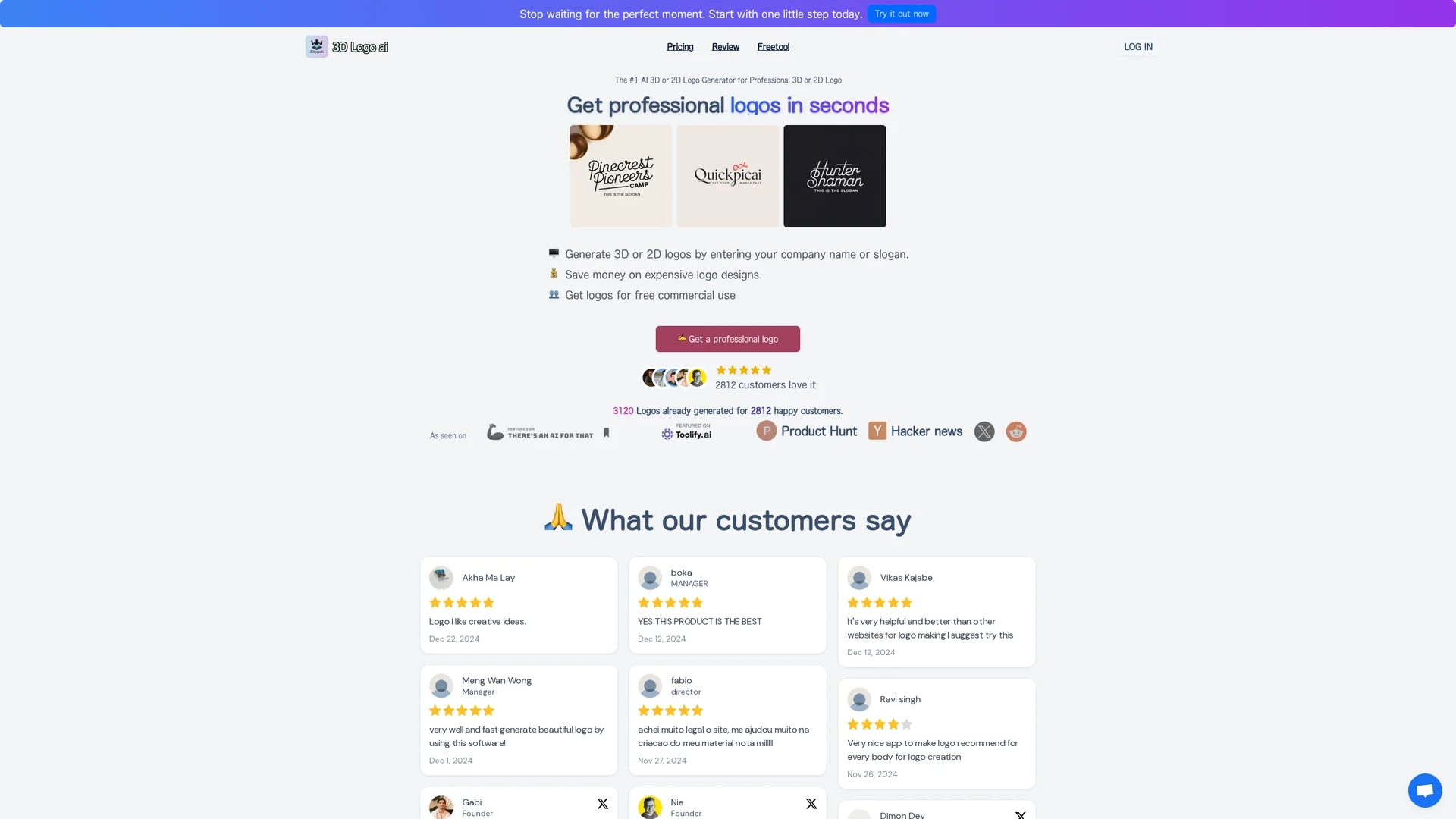 3dlogoai homepage