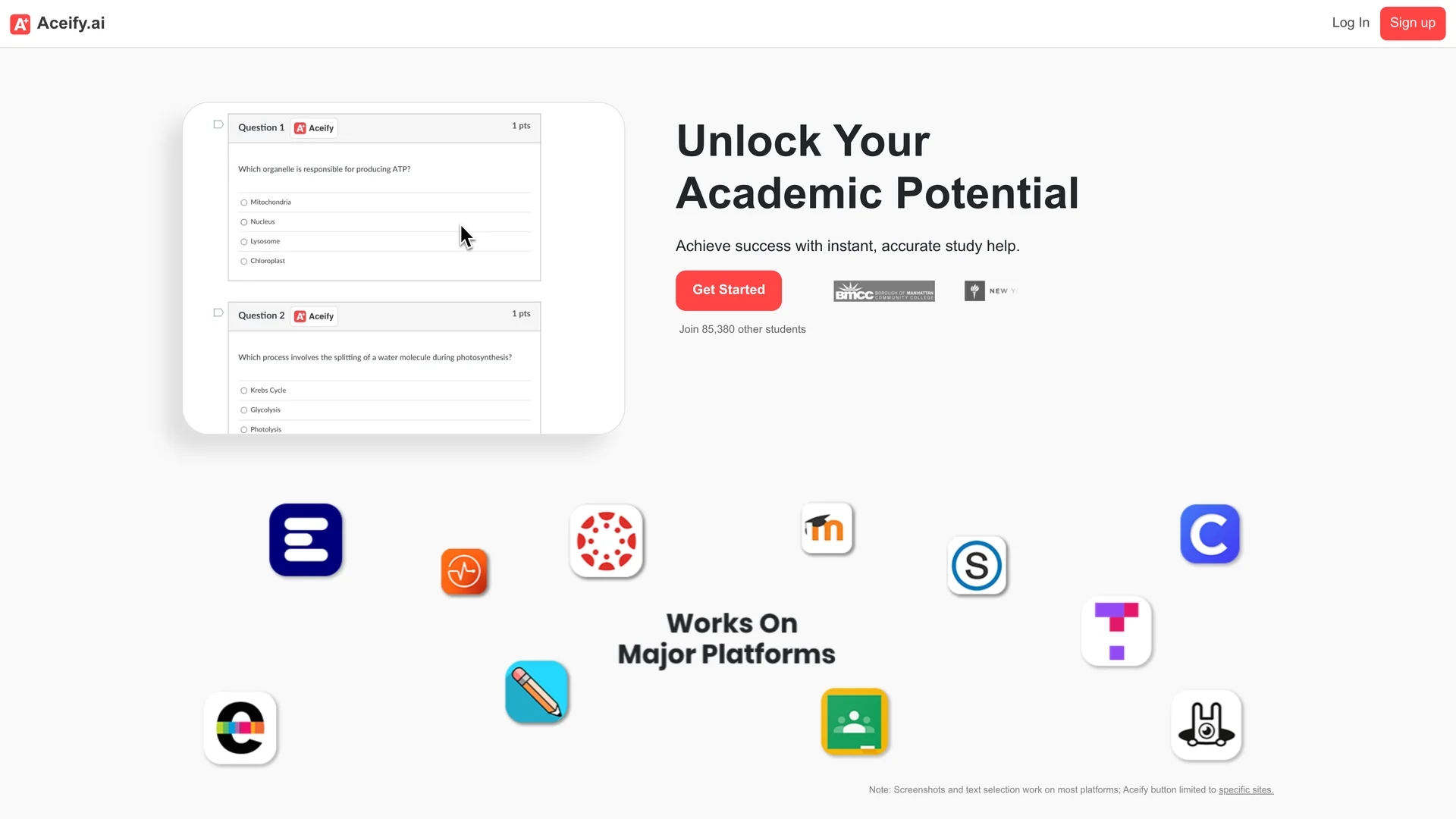 aceify-ai homepage