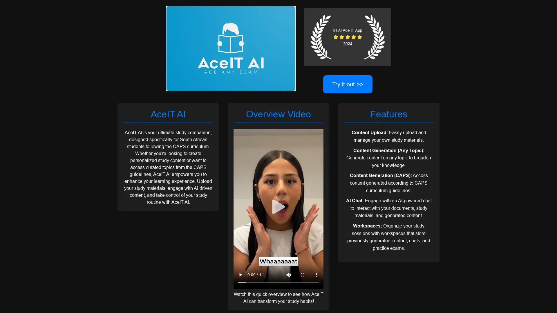 aceit-ai homepage