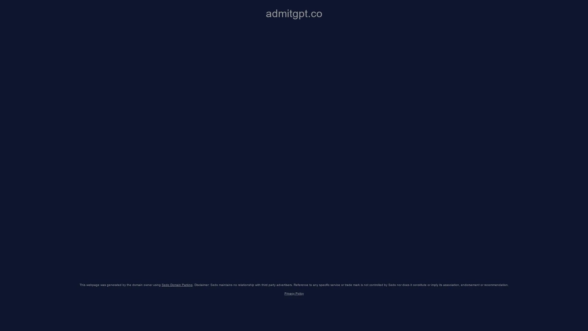 admitgpt homepage