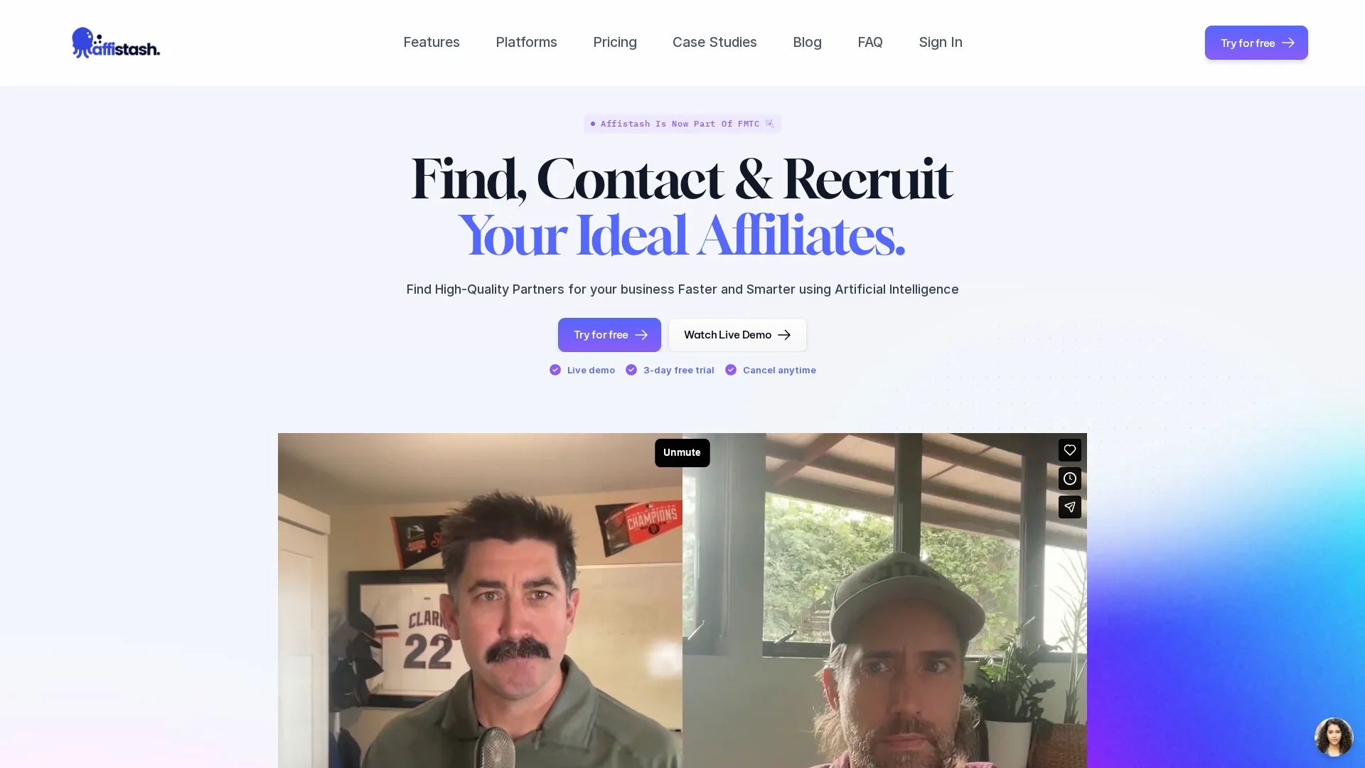 affistash homepage