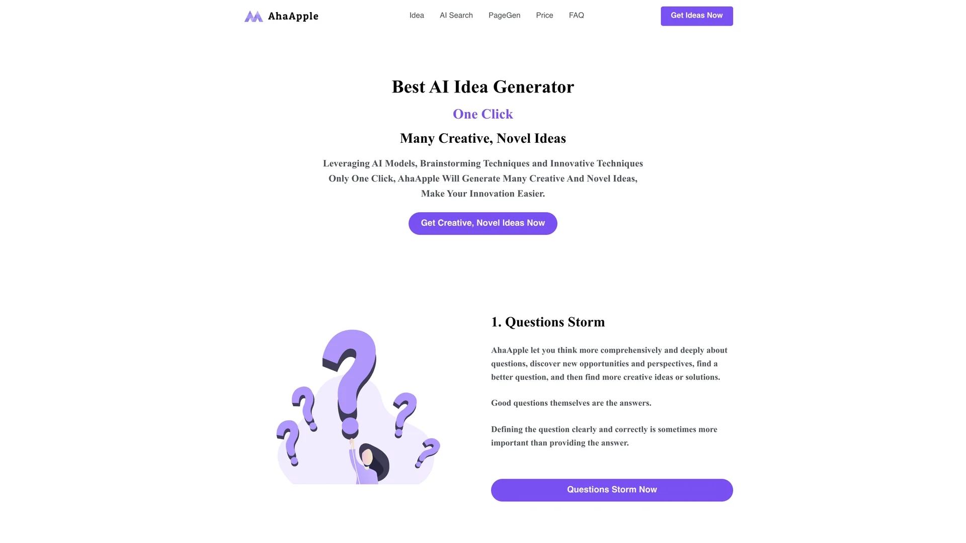 ahaapple homepage