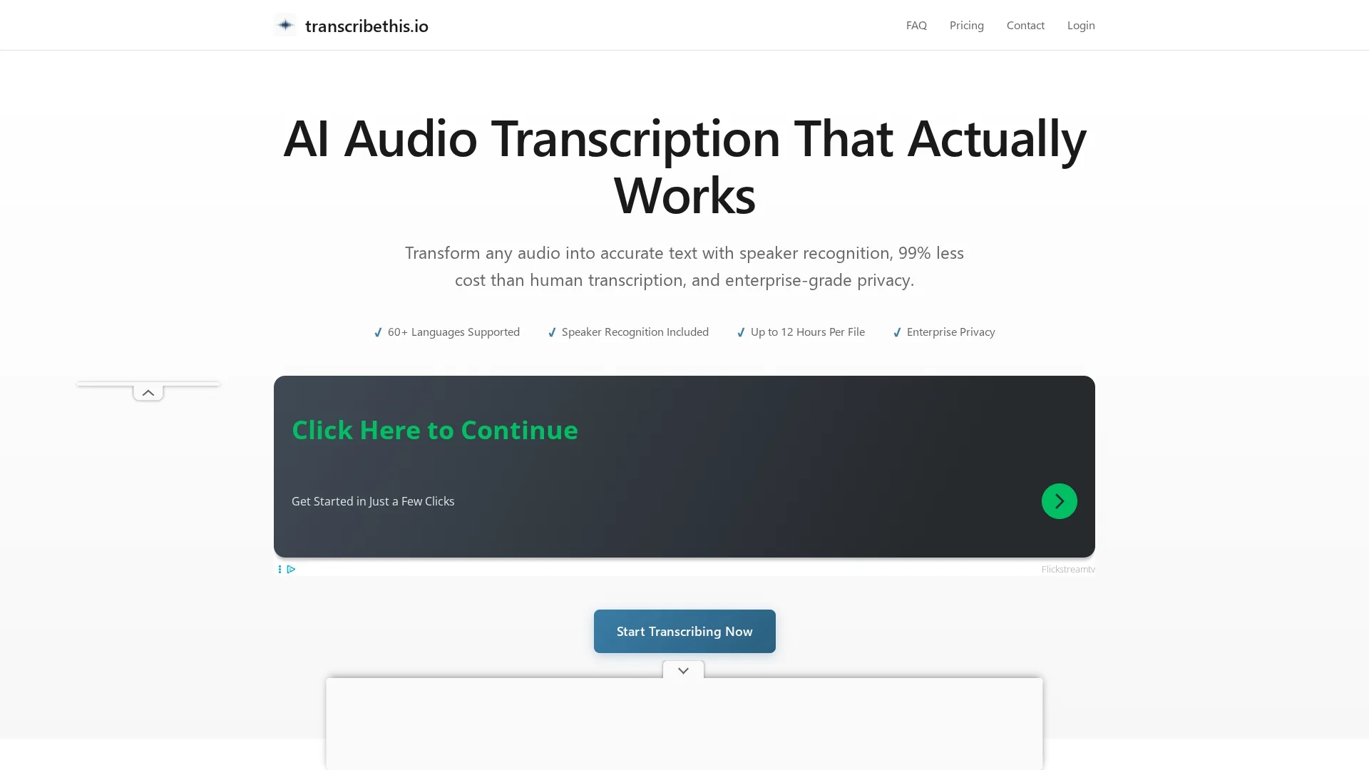 ai-audio-transcription homepage