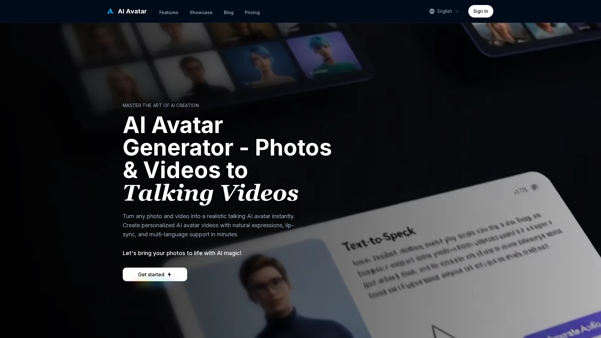 ai-avatar-art homepage