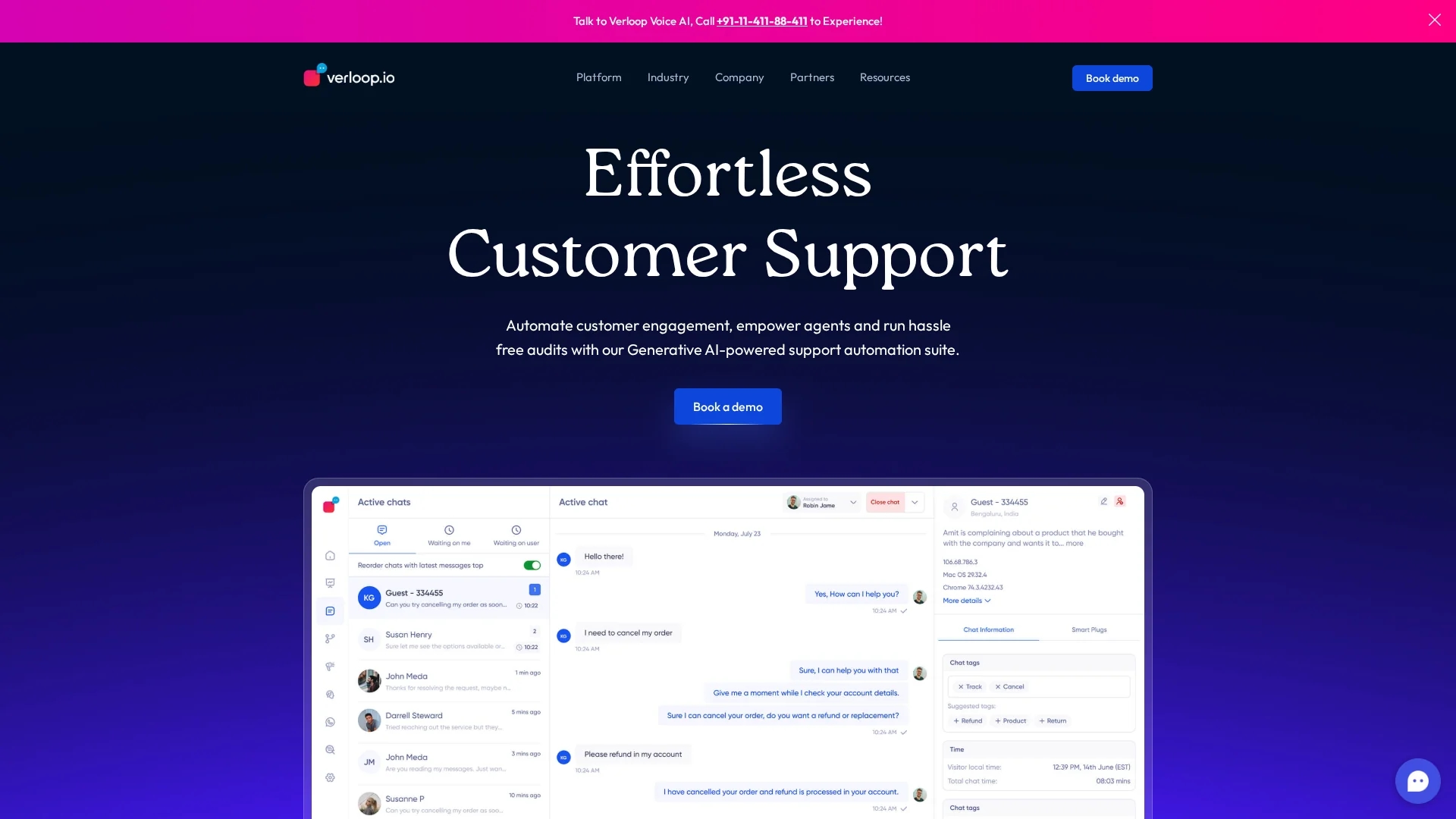 ai-chatbot homepage