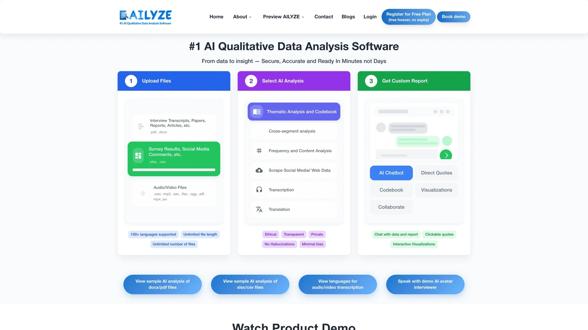 ai-lyze homepage