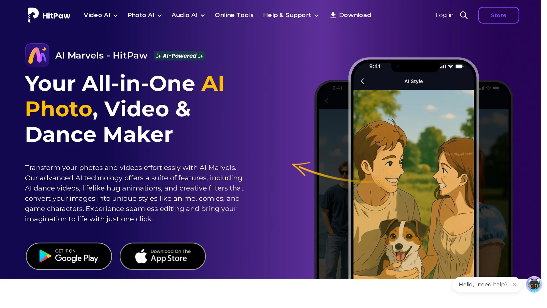 ai-marvels-hitpaw homepage
