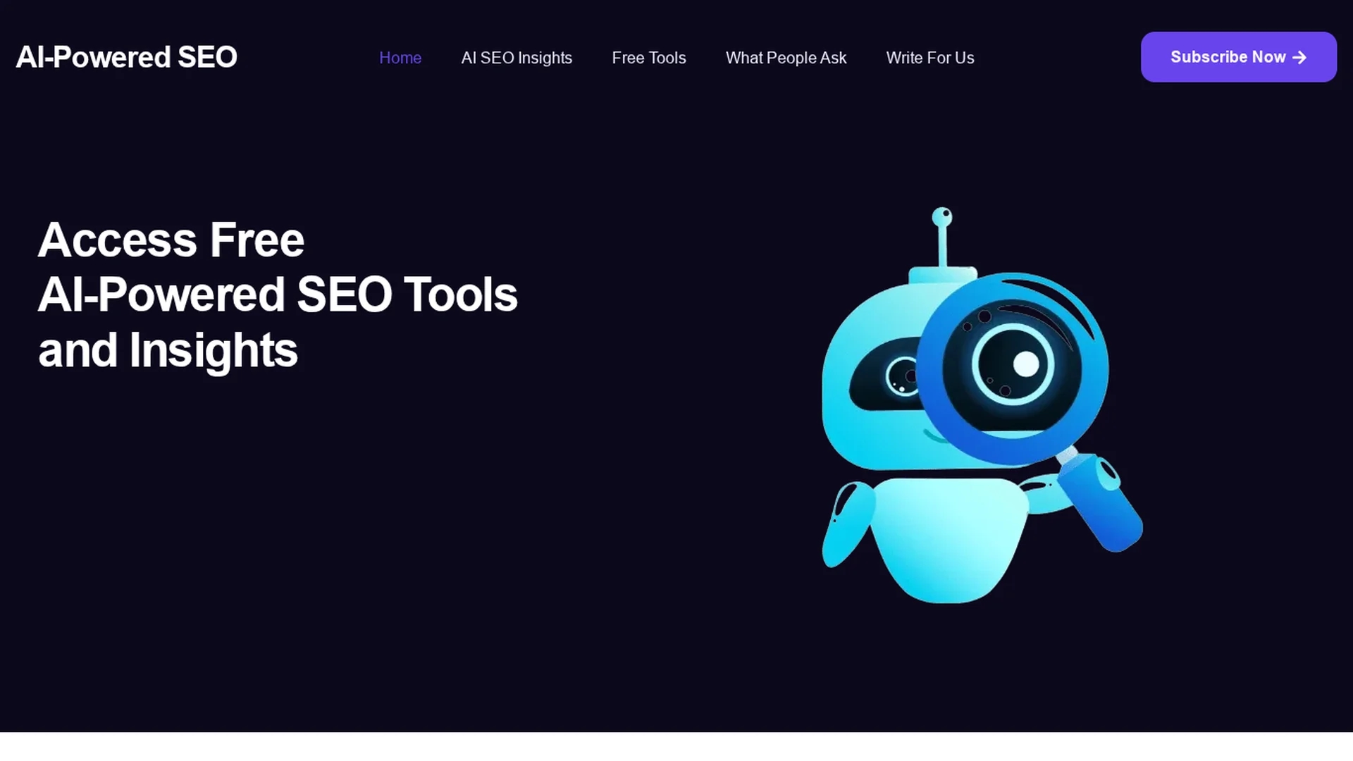 ai-powered-seo homepage