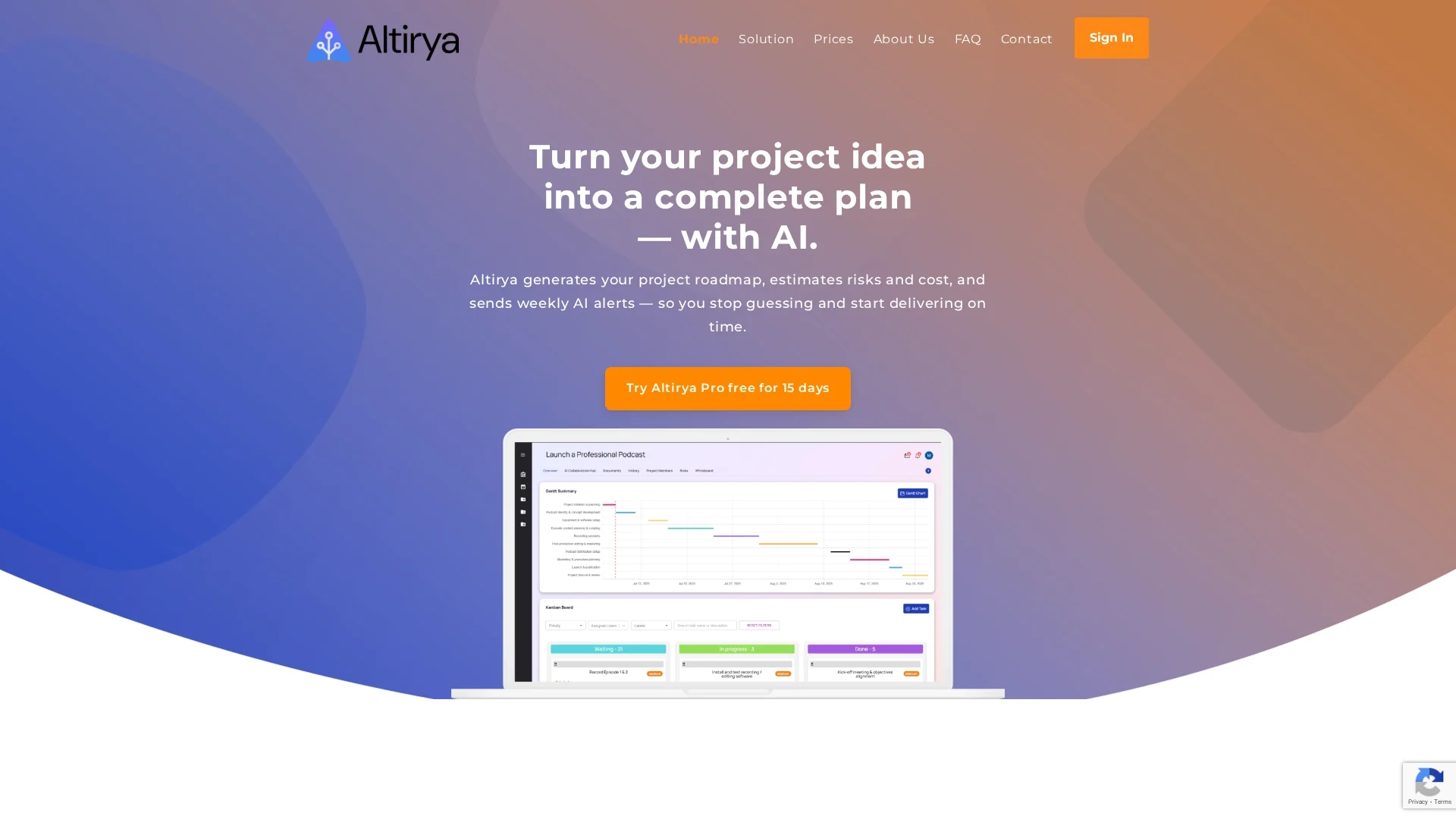 ai-pro-management homepage