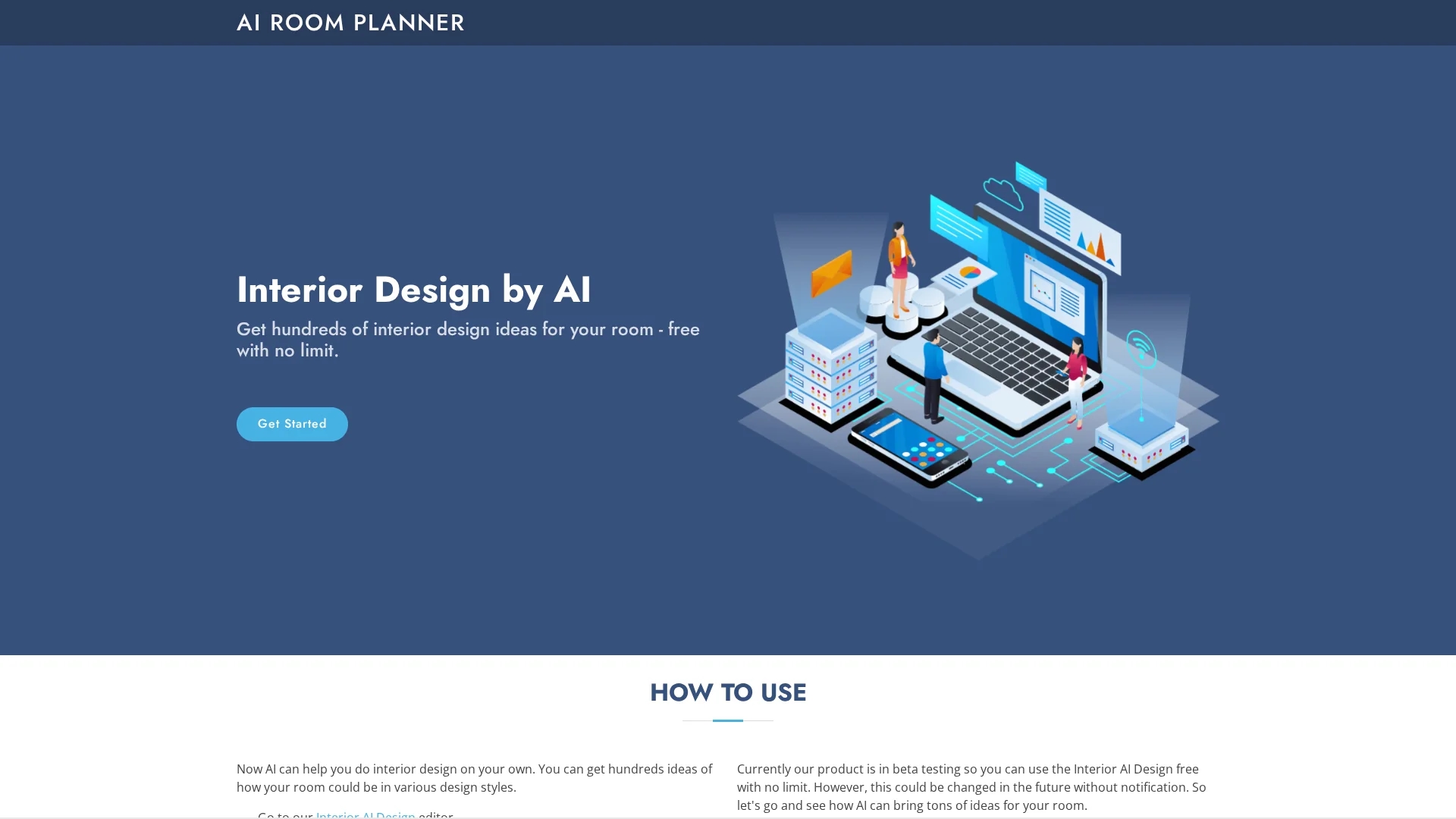 ai-room-planner homepage