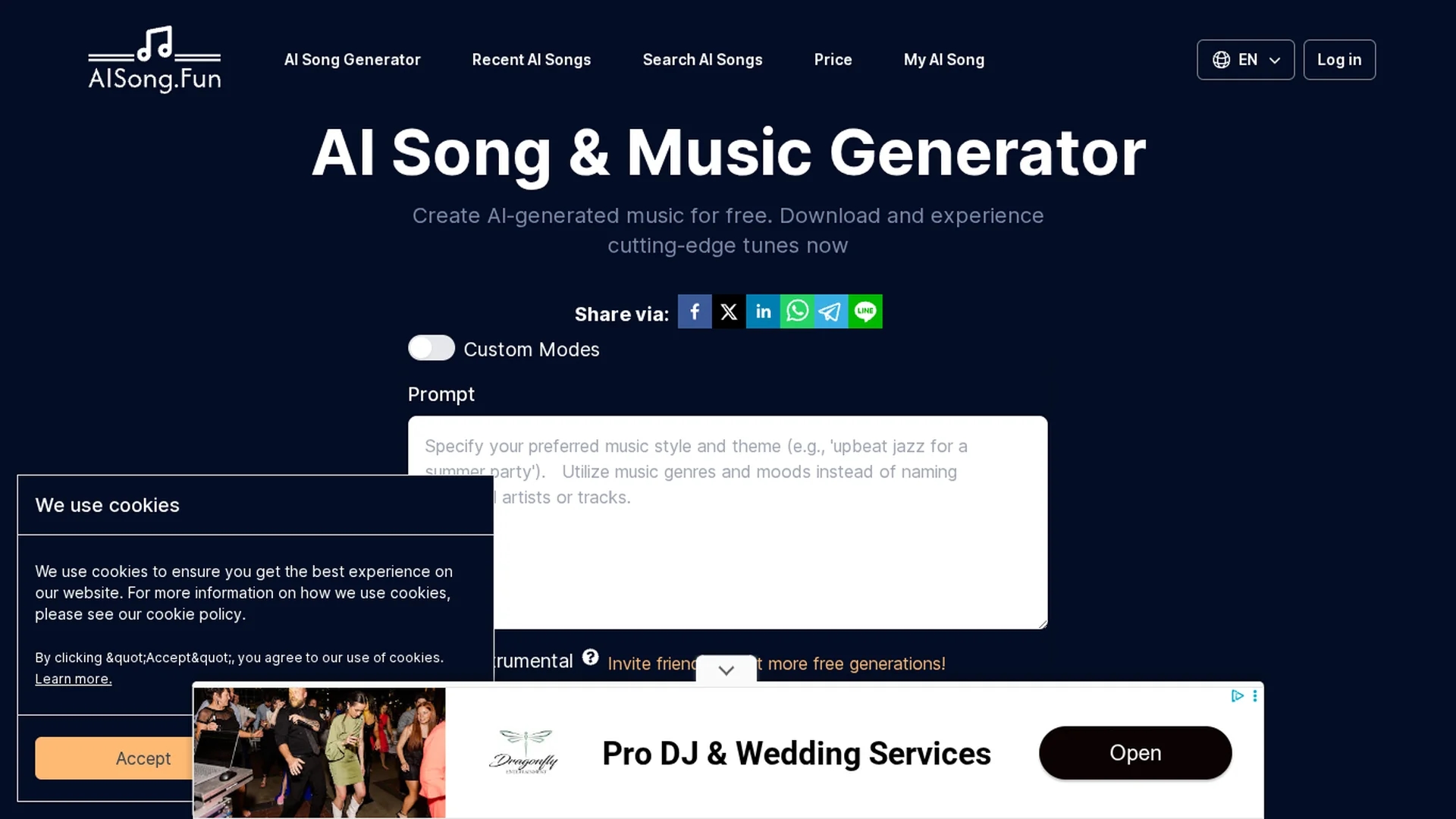 ai-song homepage