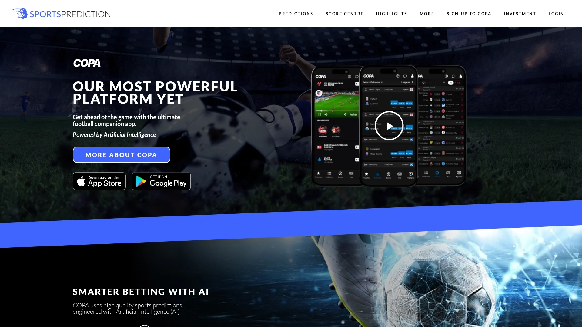 ai-sports-prediction homepage