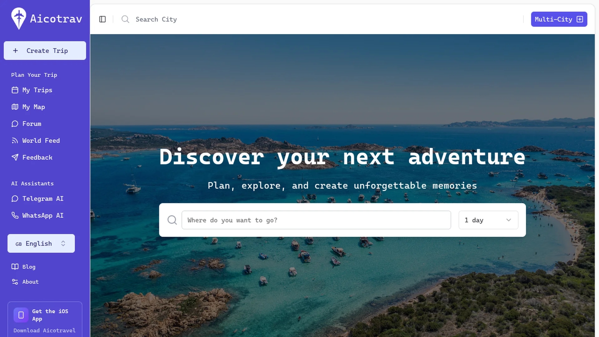 aicotravel homepage