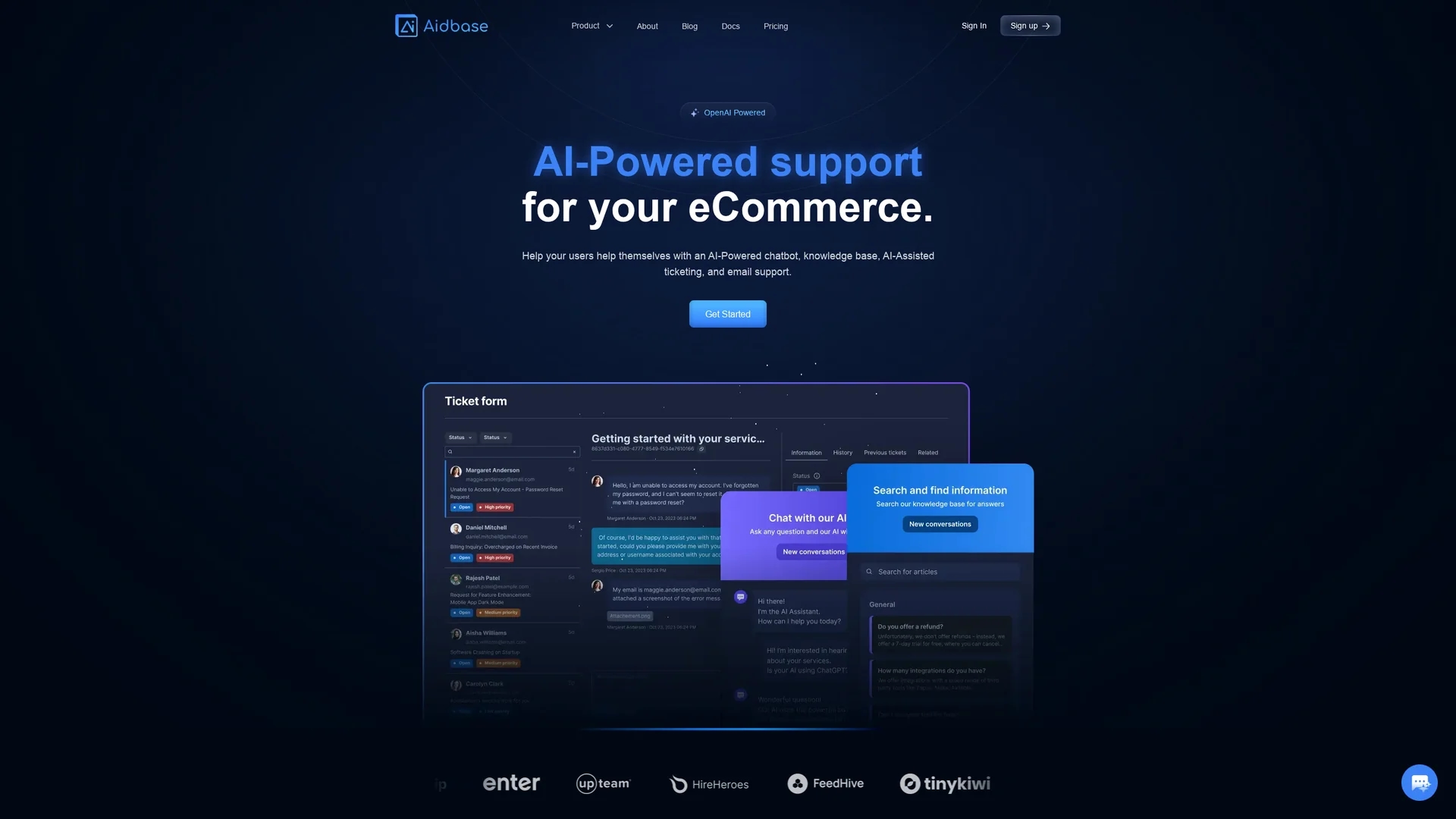 aidbase homepage