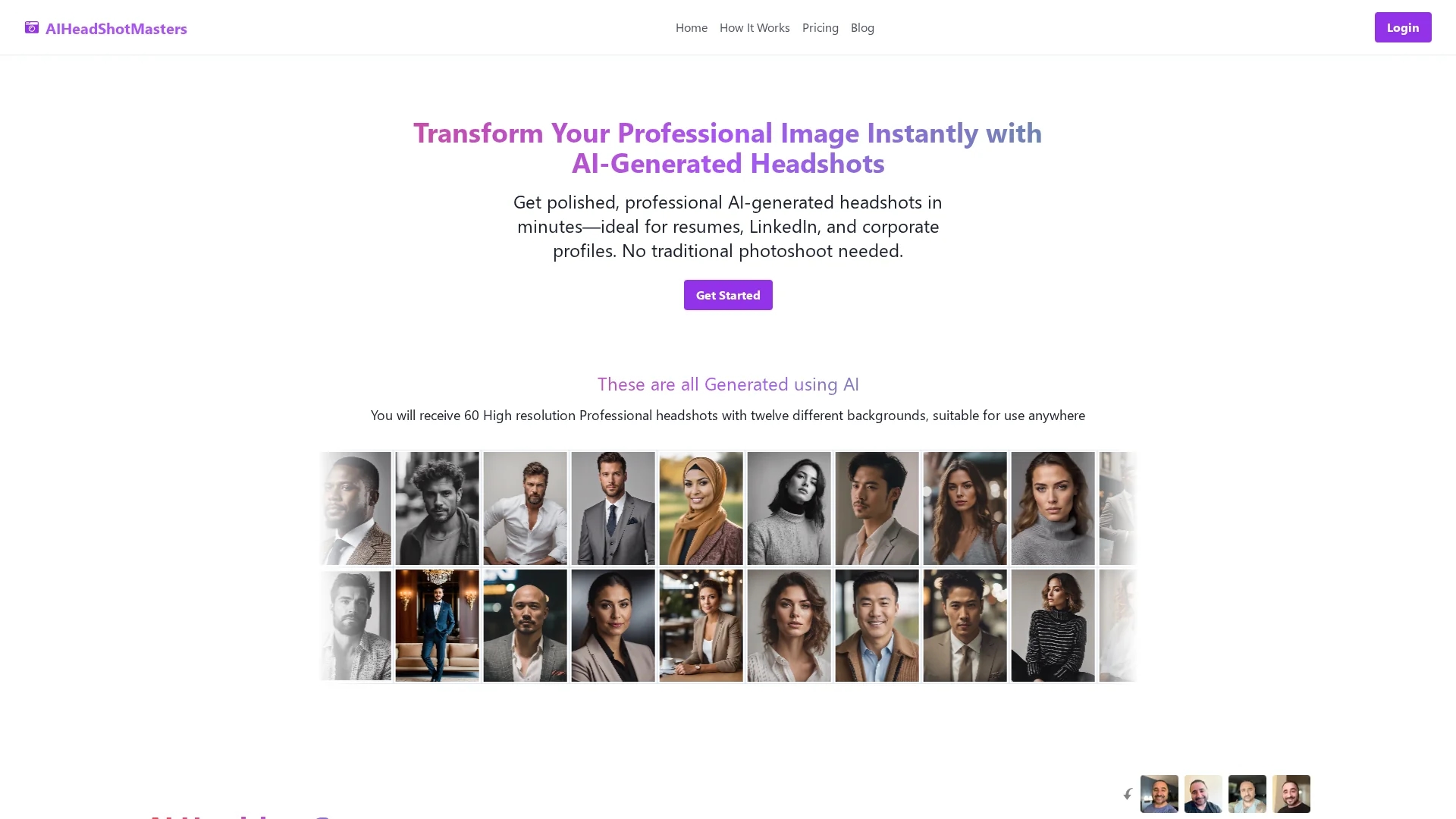 aiheadshotmasters homepage