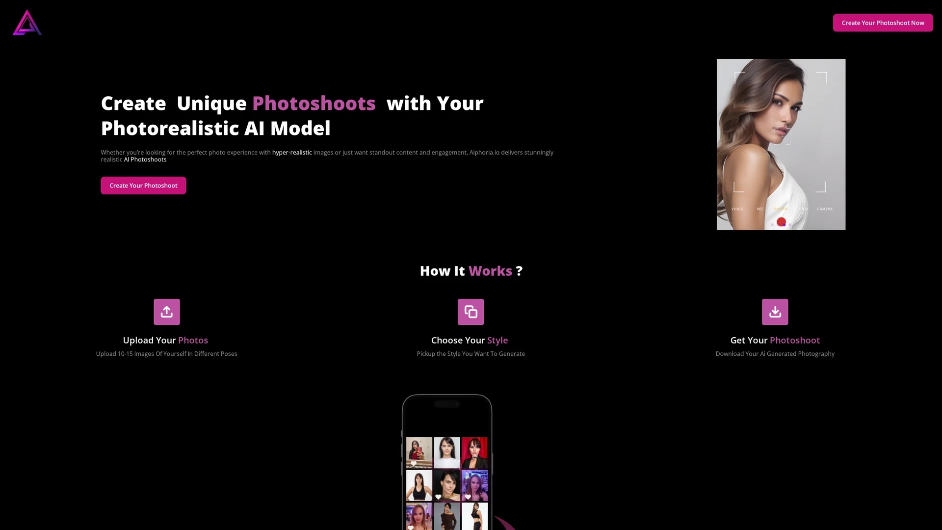 aiphoria-io homepage