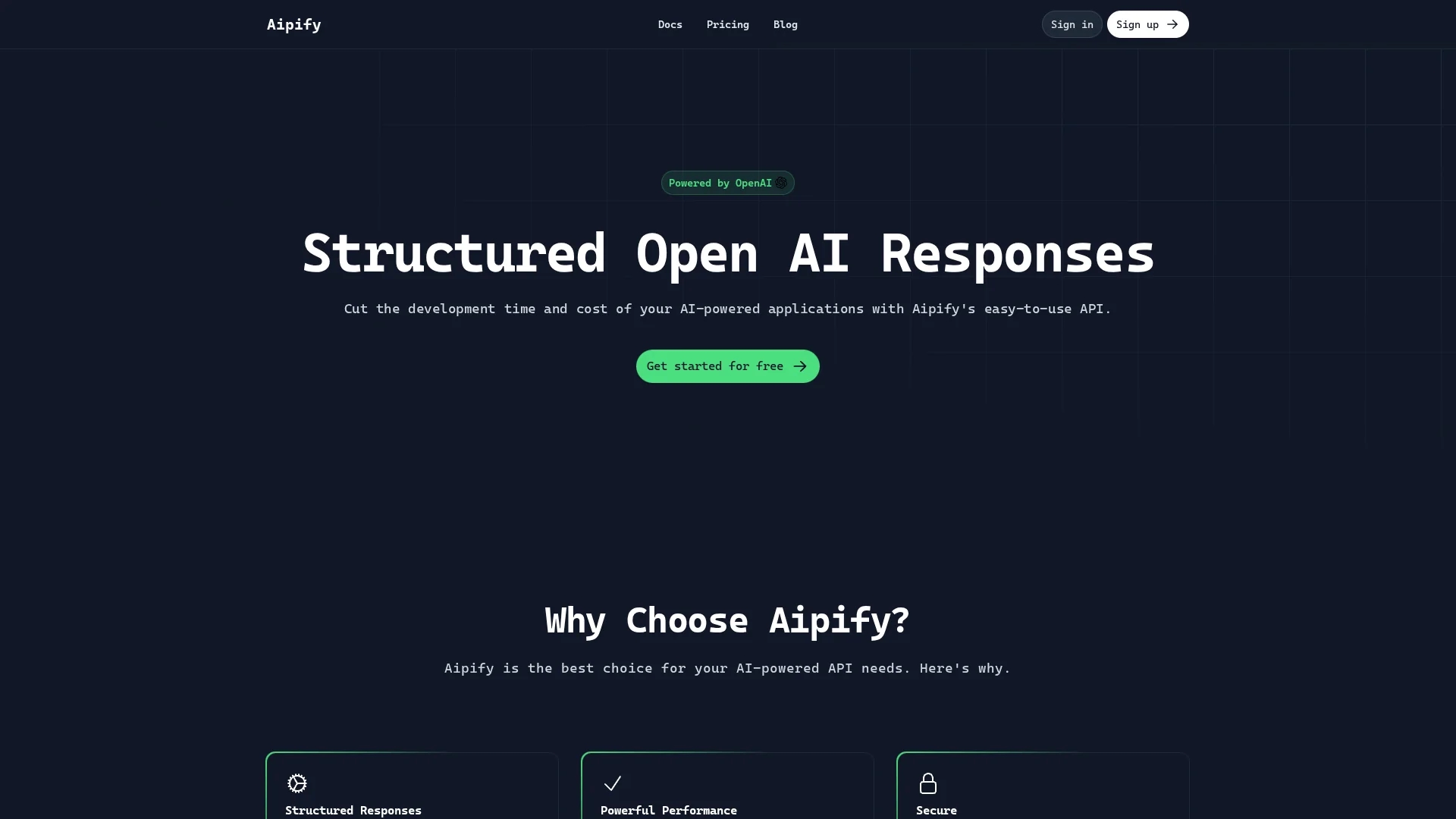 aipify homepage