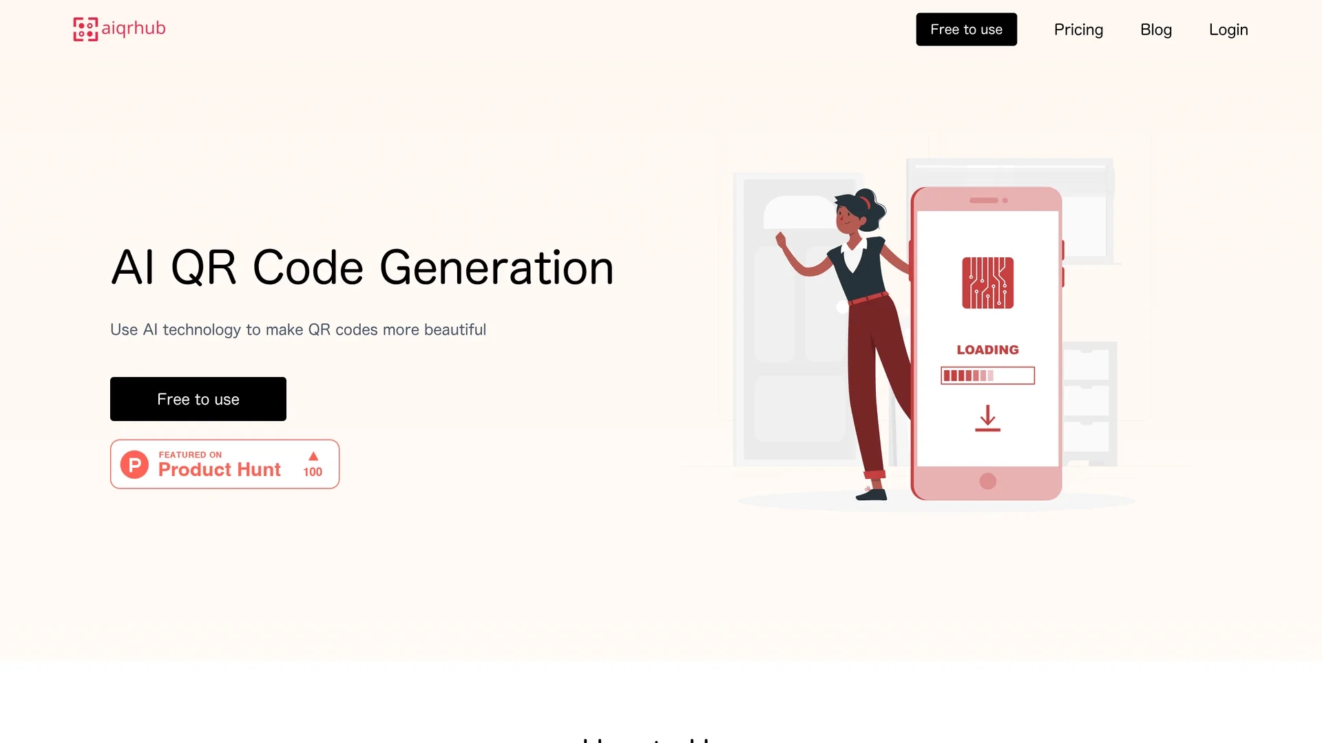 aiqrhub homepage