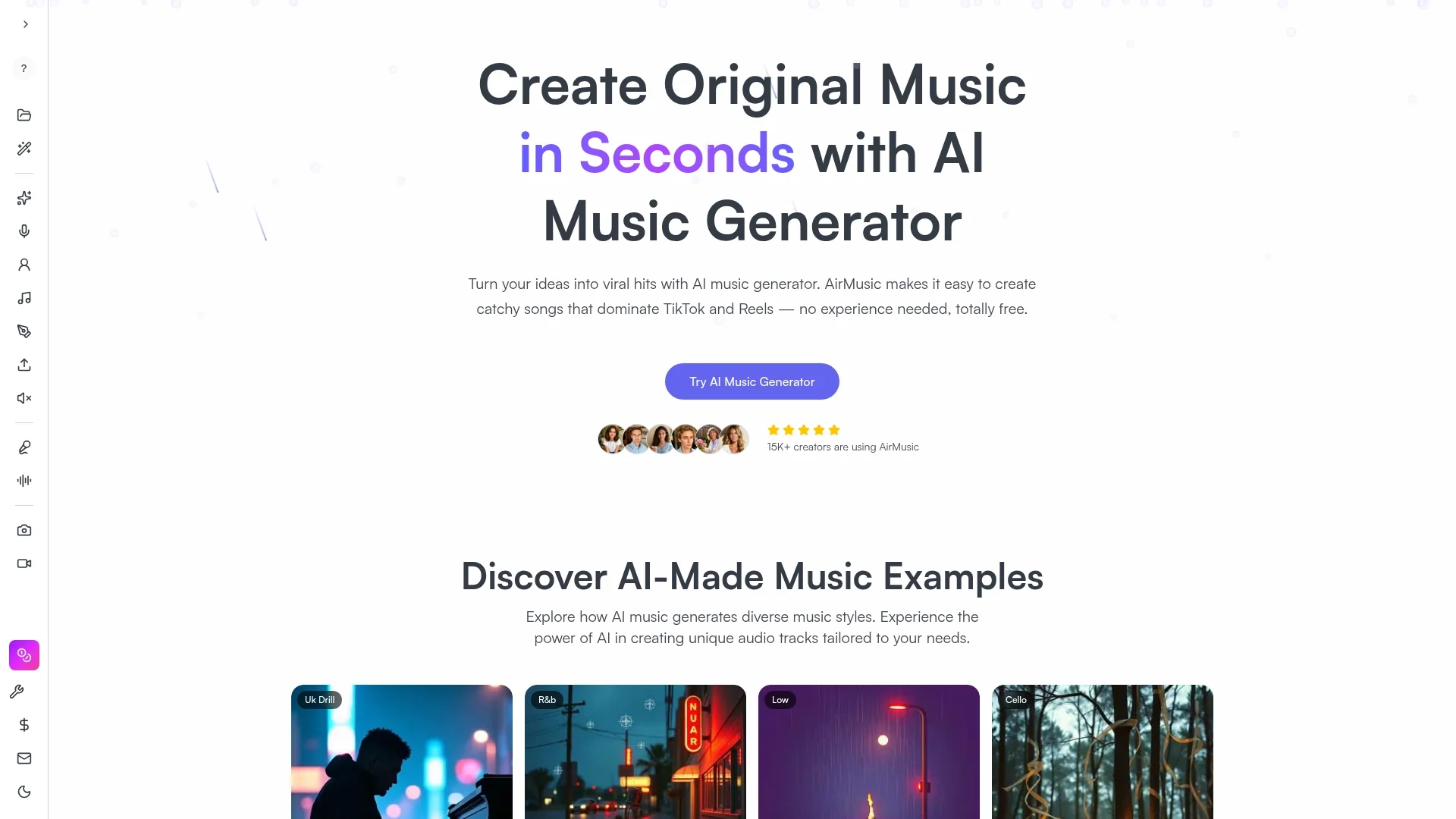 airmusic-ai homepage