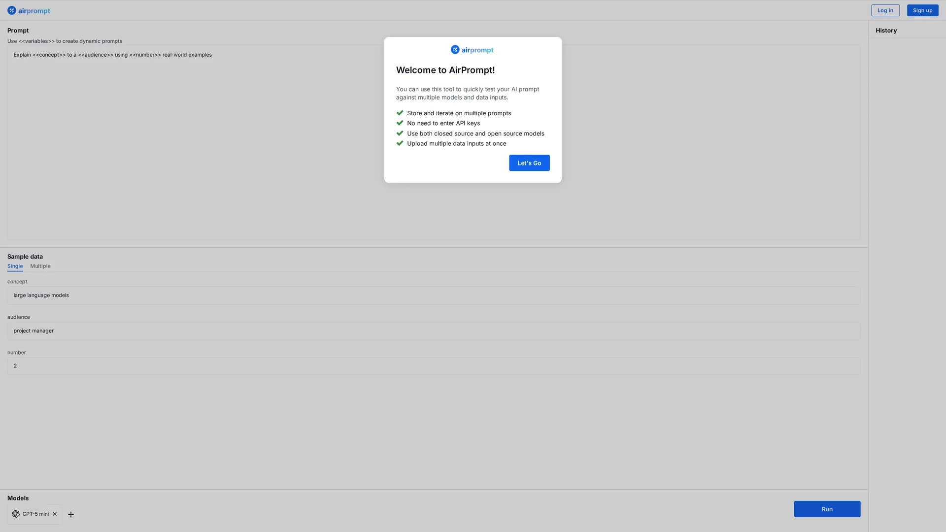 airprompt homepage