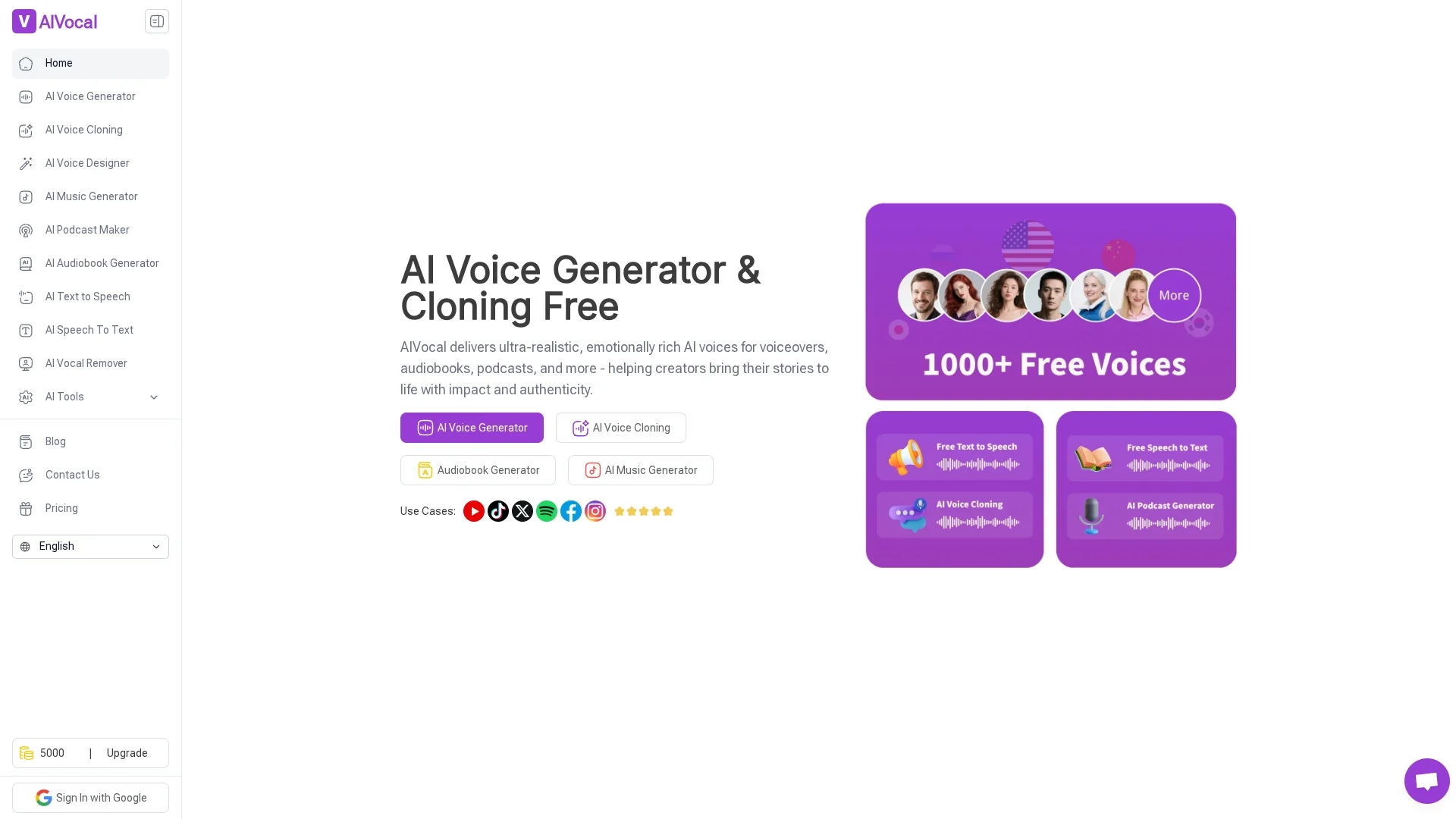 aivocal homepage