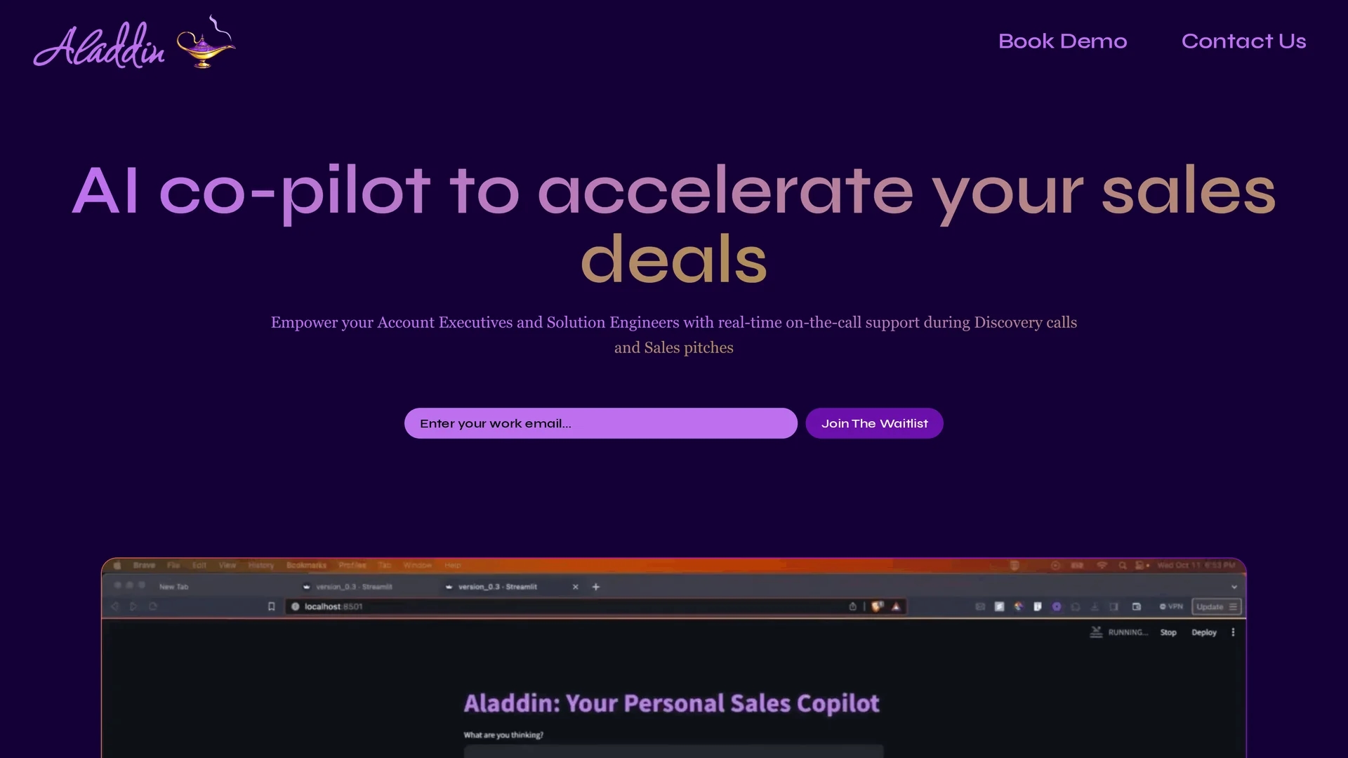 aladdin-ai homepage
