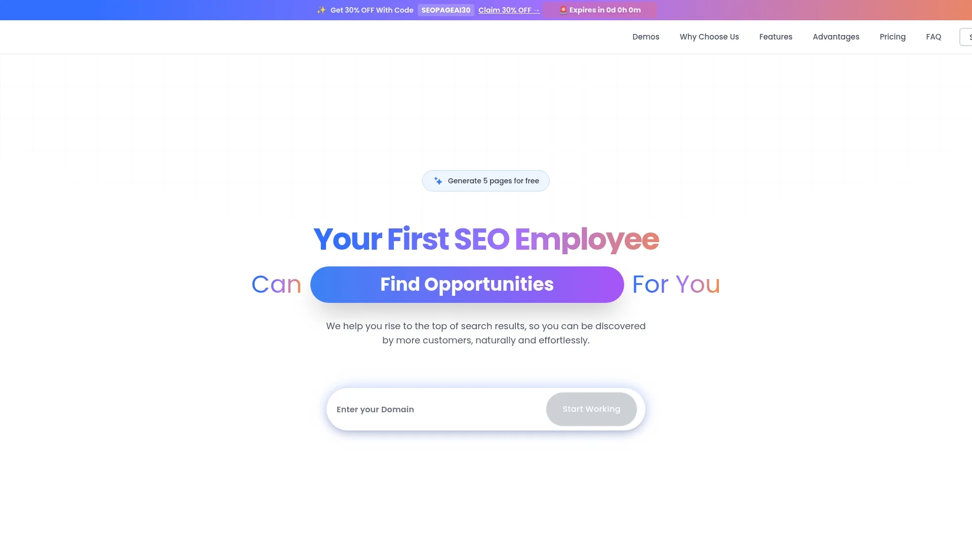 altpage-ai homepage