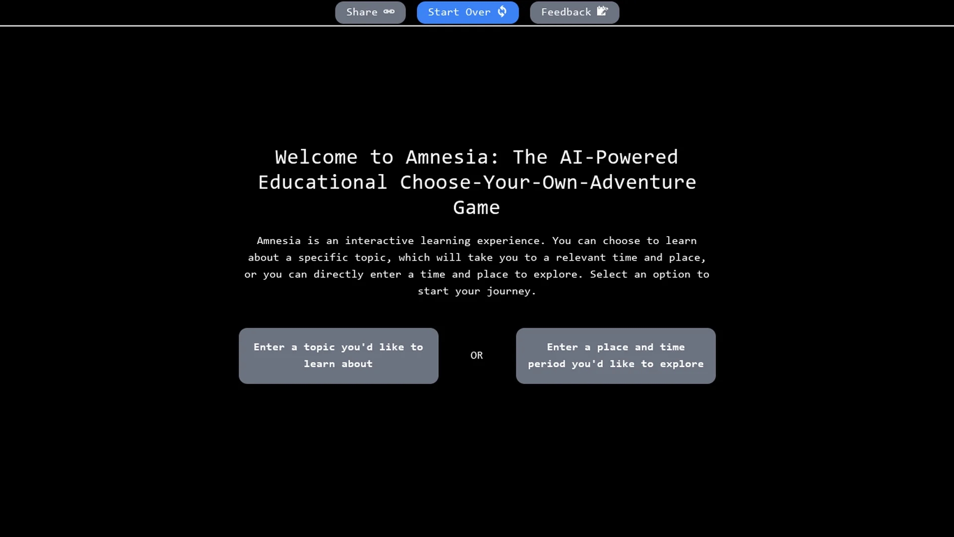 amnesia homepage