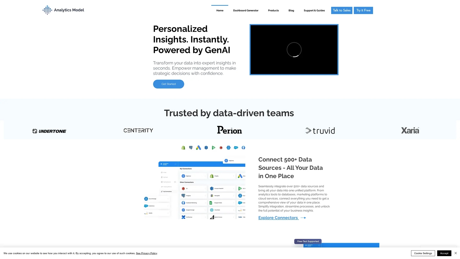 analytics-model homepage