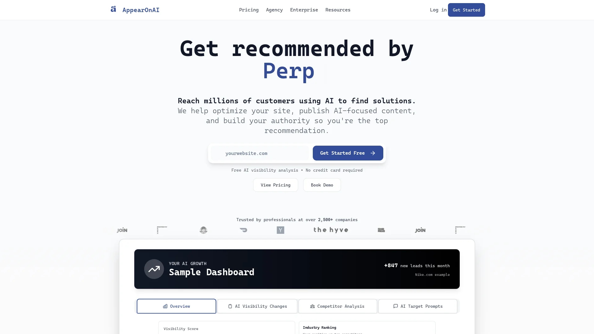 appearonai homepage