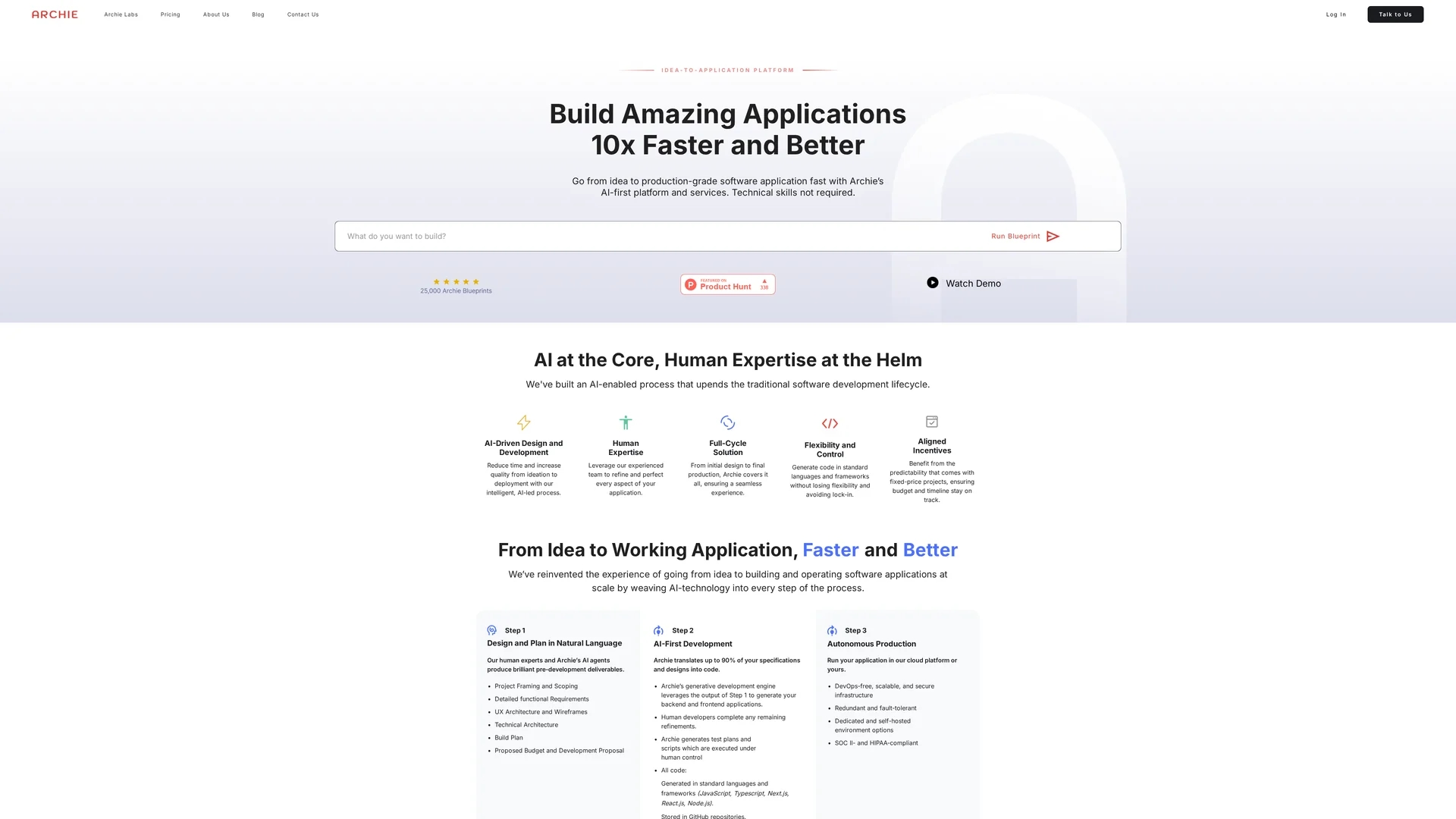 archie-ai homepage
