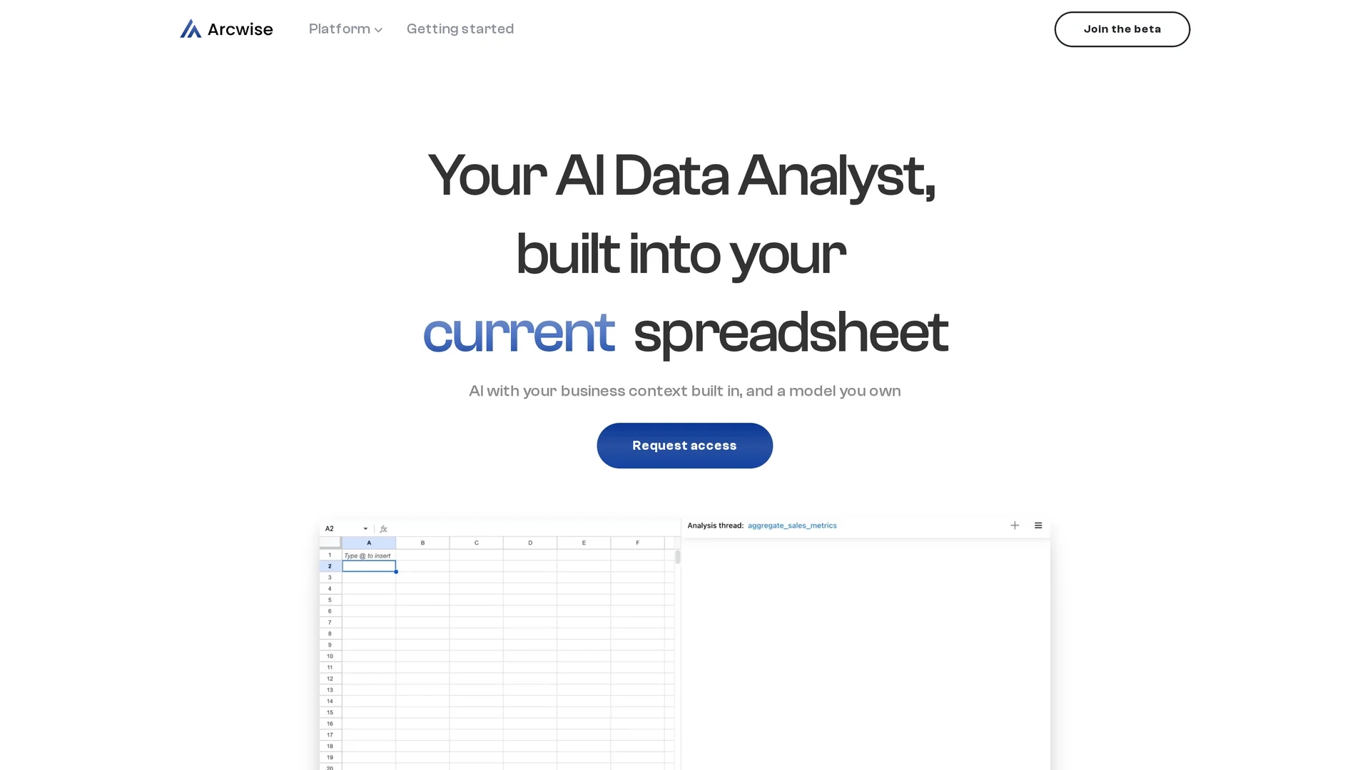 arcwise-ai homepage