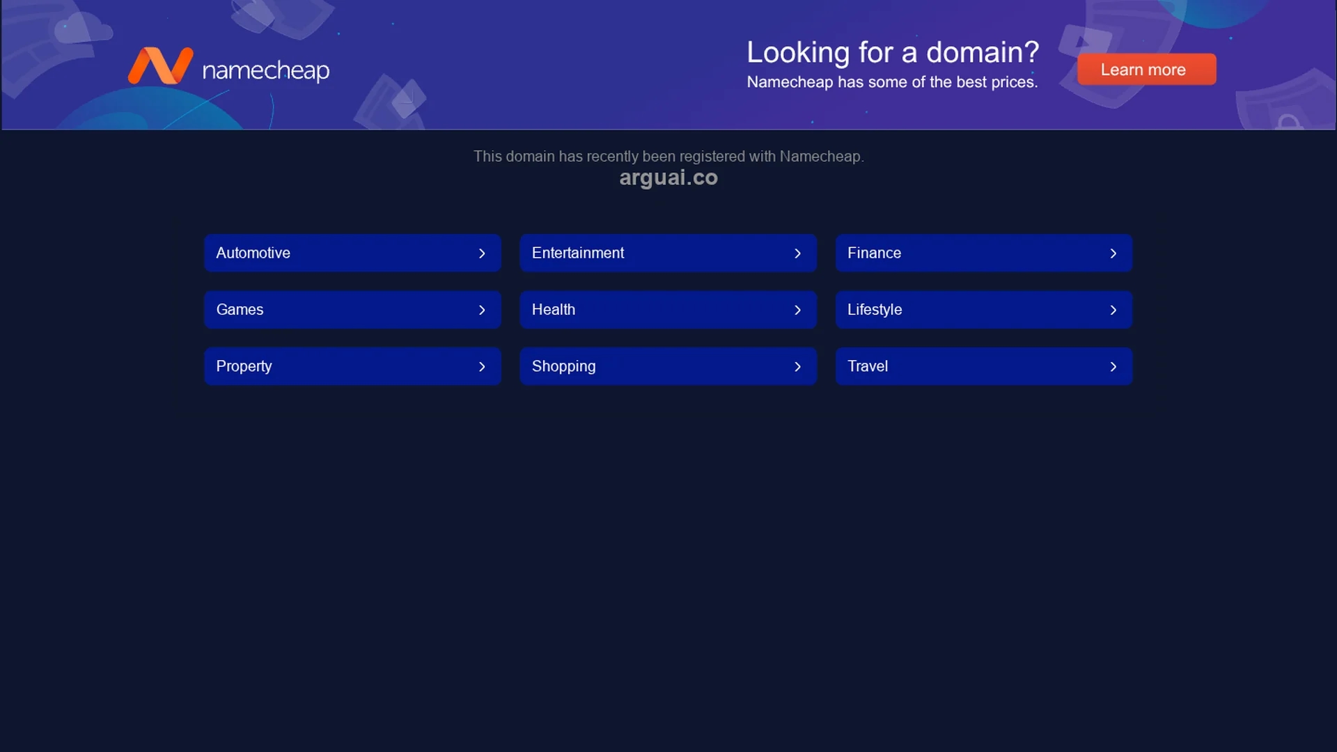 arguai homepage