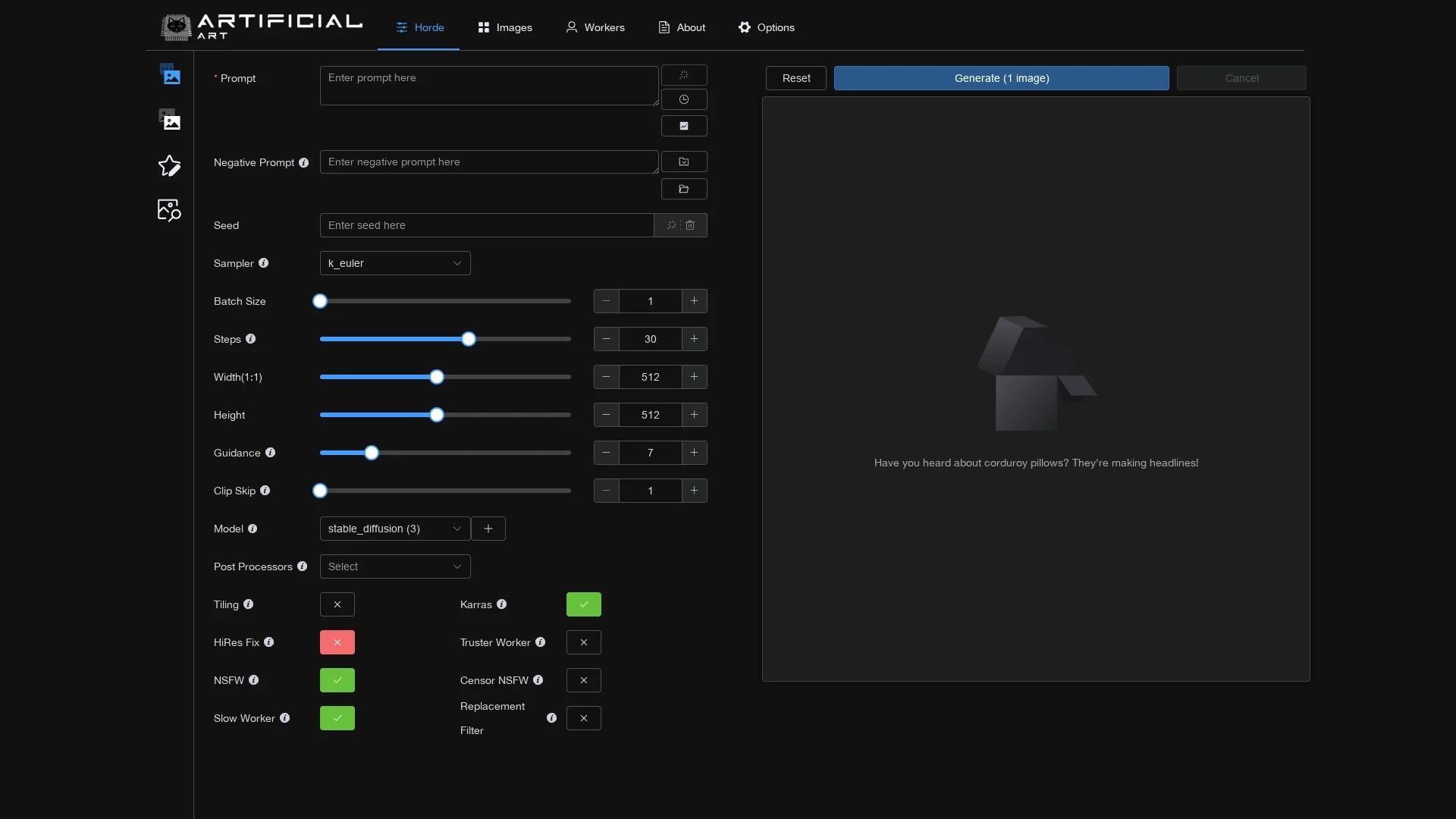 artificial-art homepage
