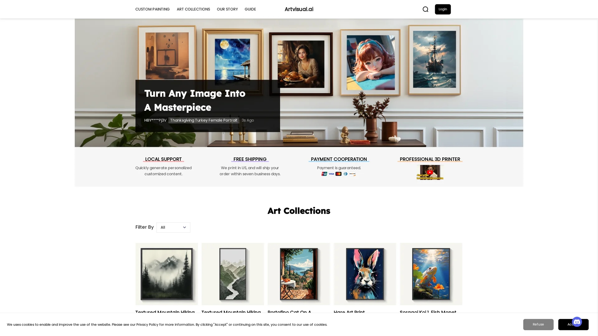 artvisual-ai homepage