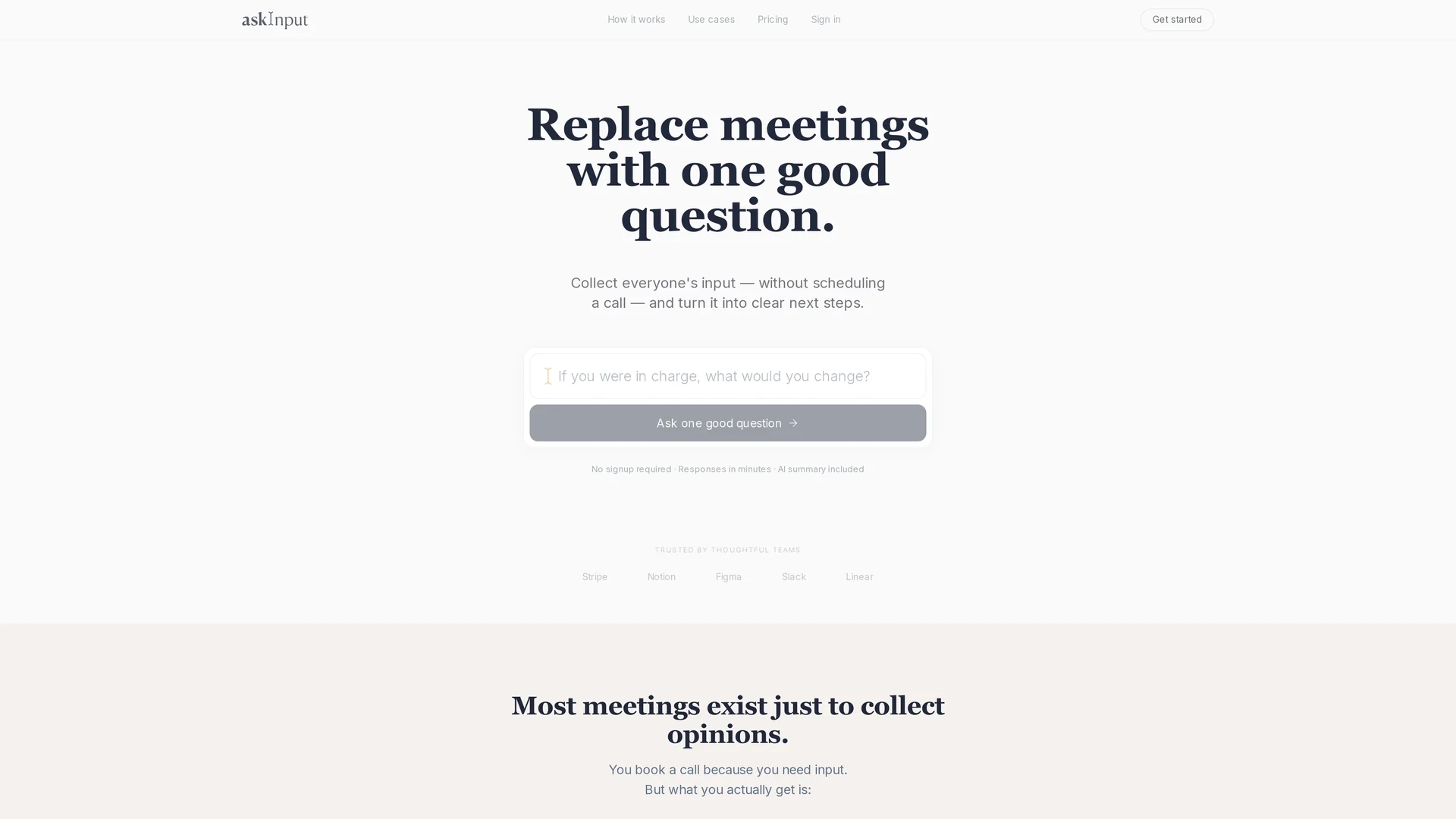 askinput homepage