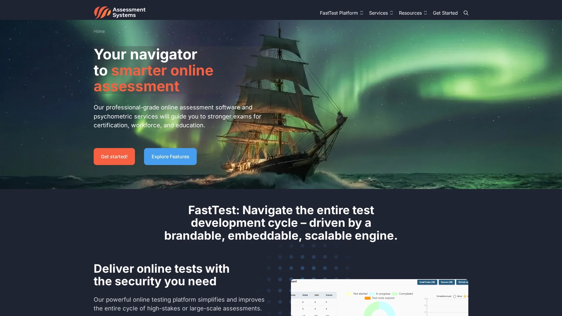 assess-com homepage