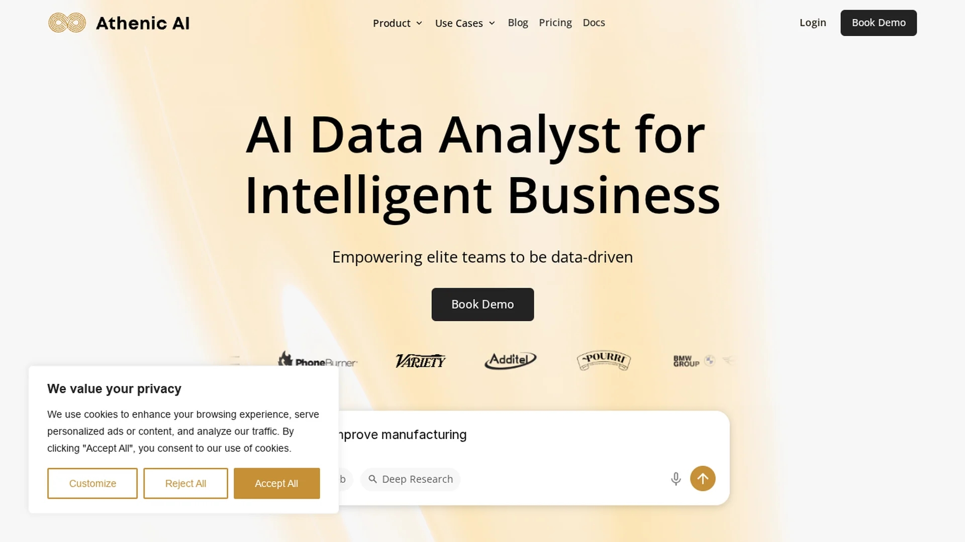 athenic-ai homepage