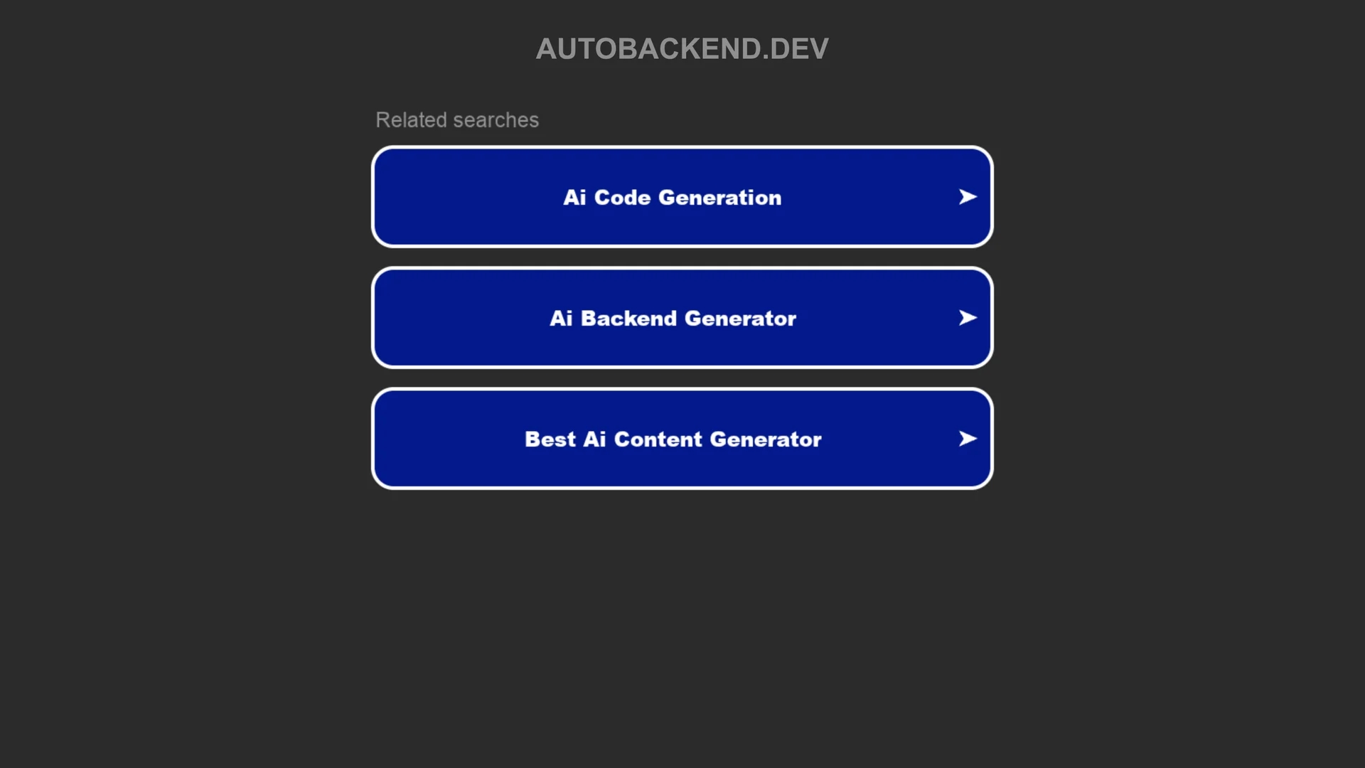auto-backend homepage