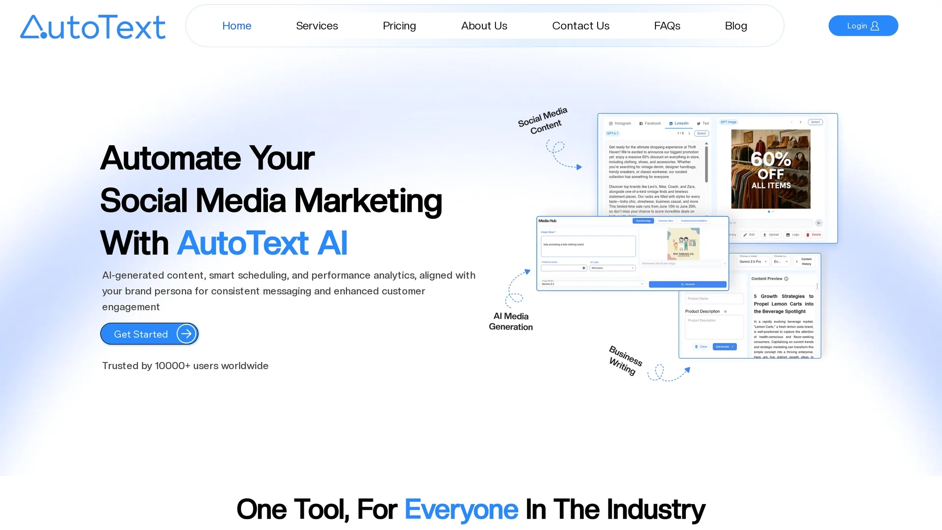 autotext-ai homepage