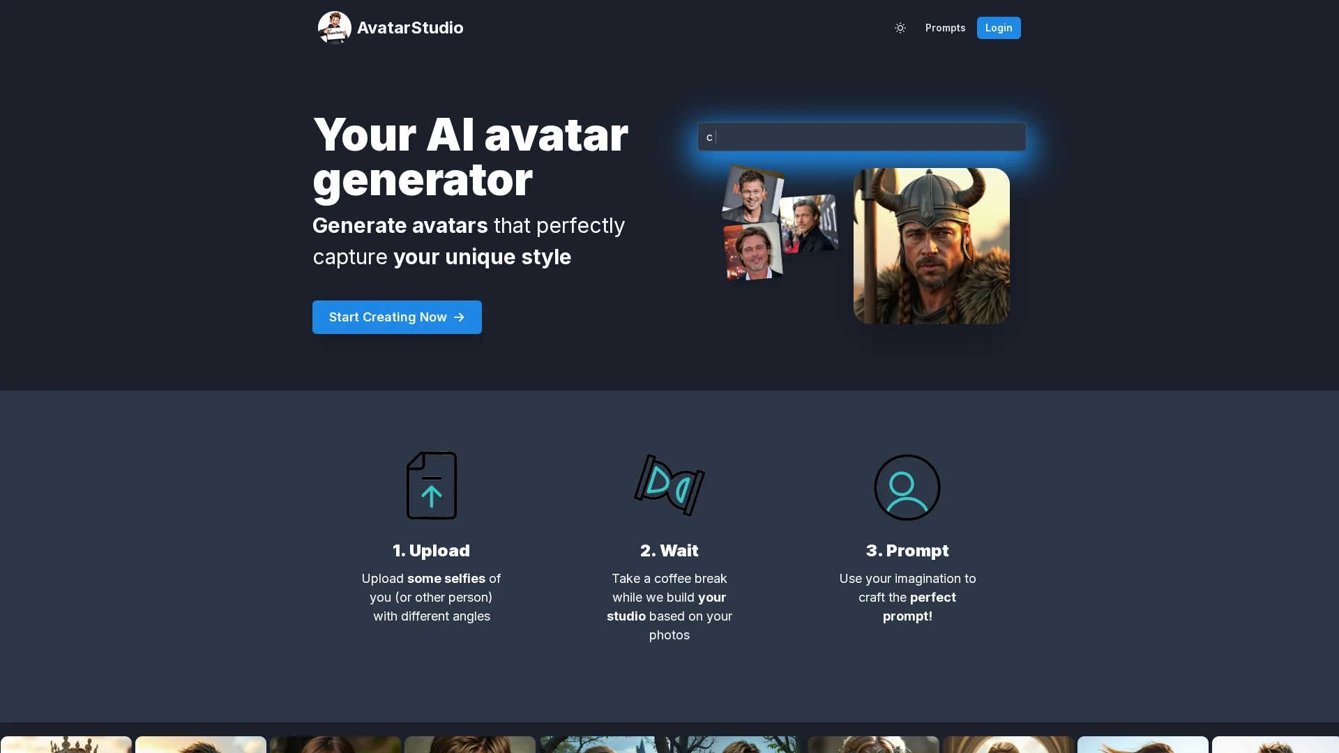 avatarstudio homepage