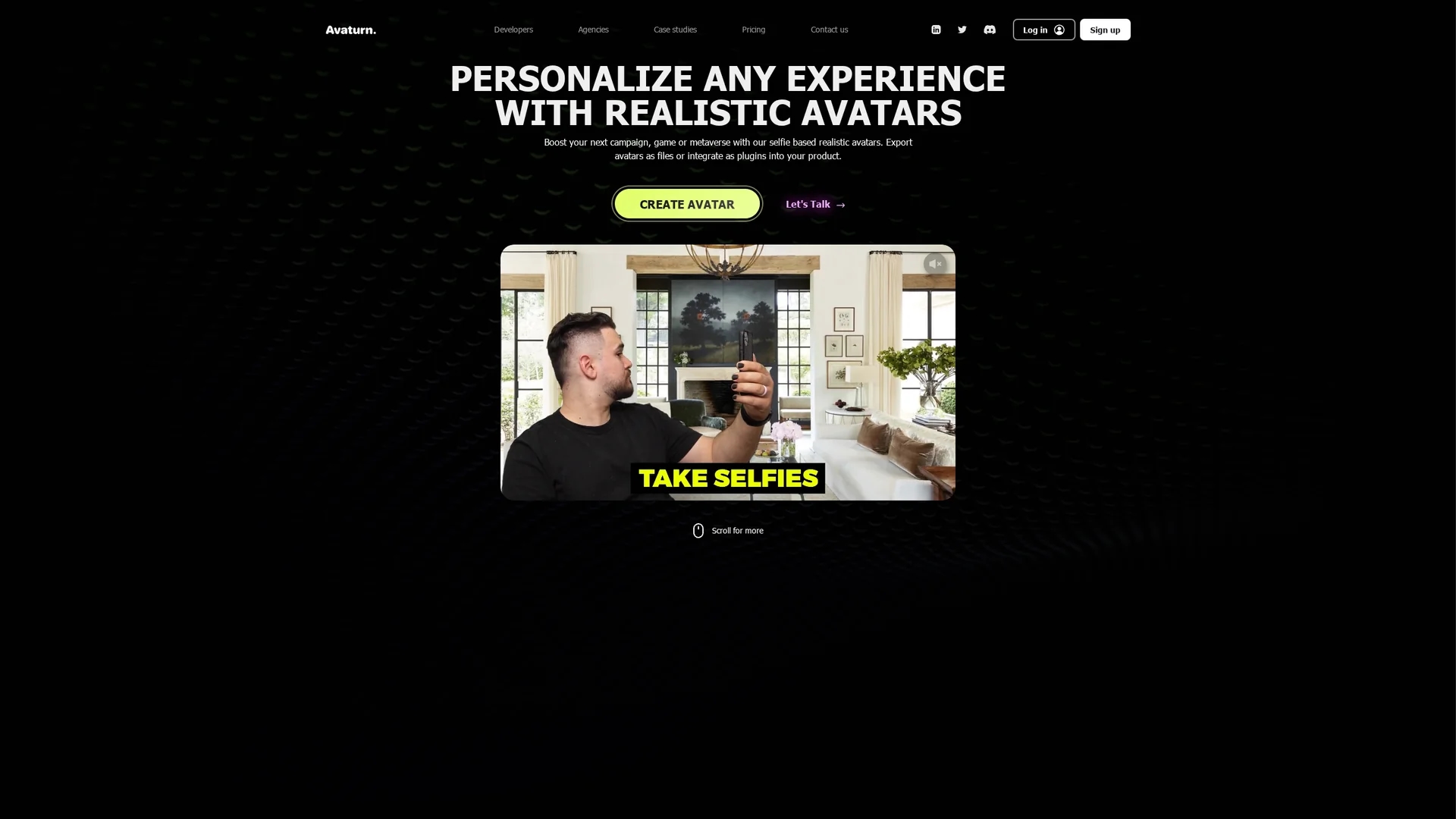 avaturn-me homepage