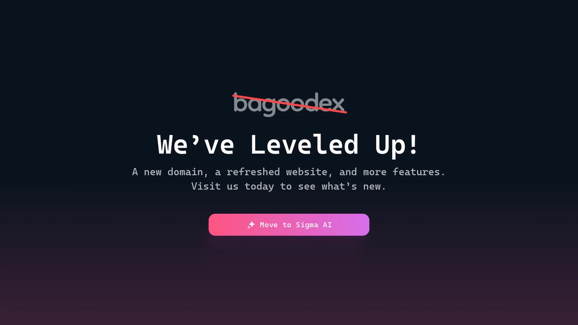 bagoodex homepage