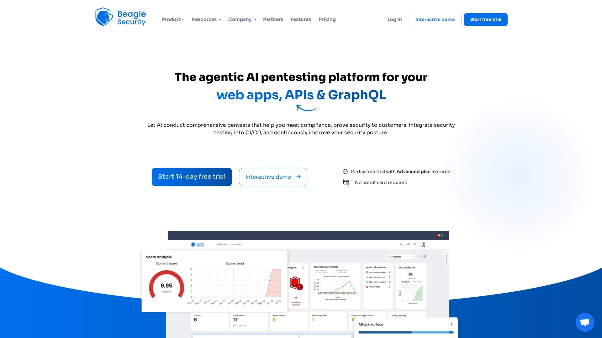beagle-security homepage