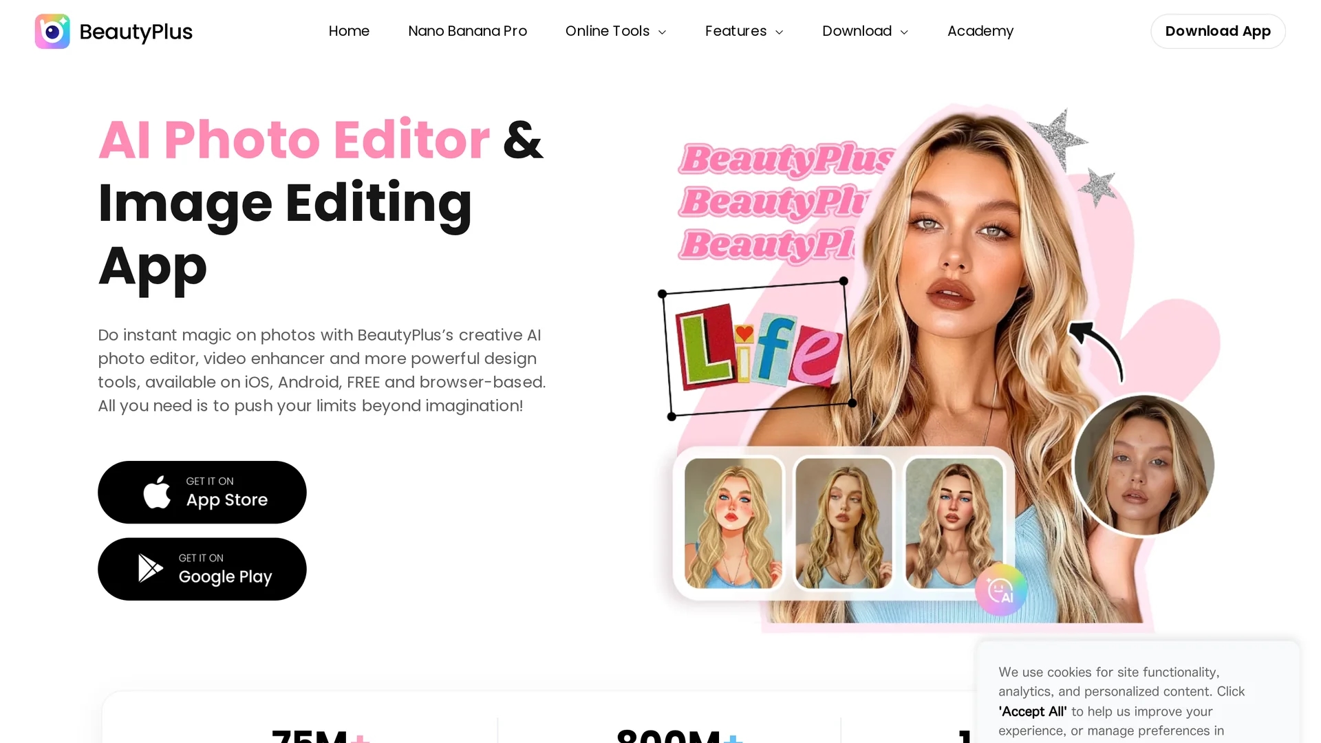 beautyplus homepage