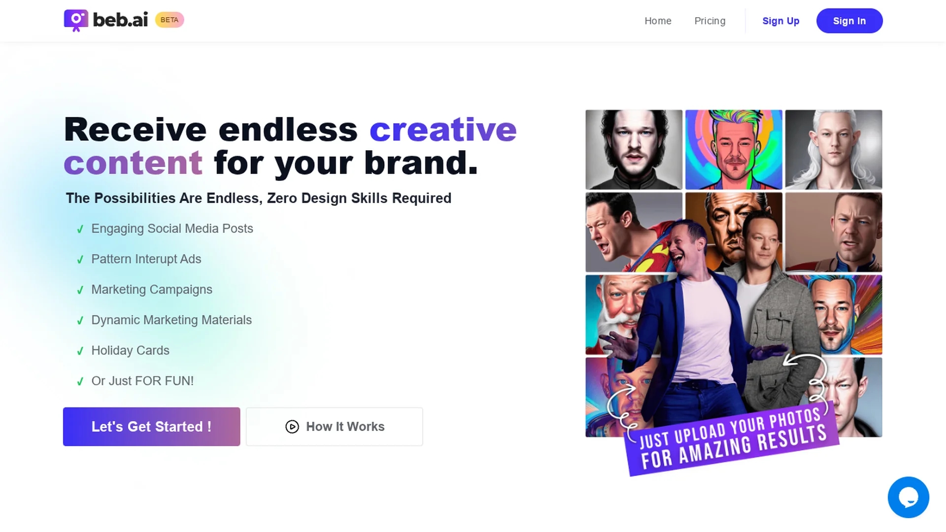 beb-ai homepage