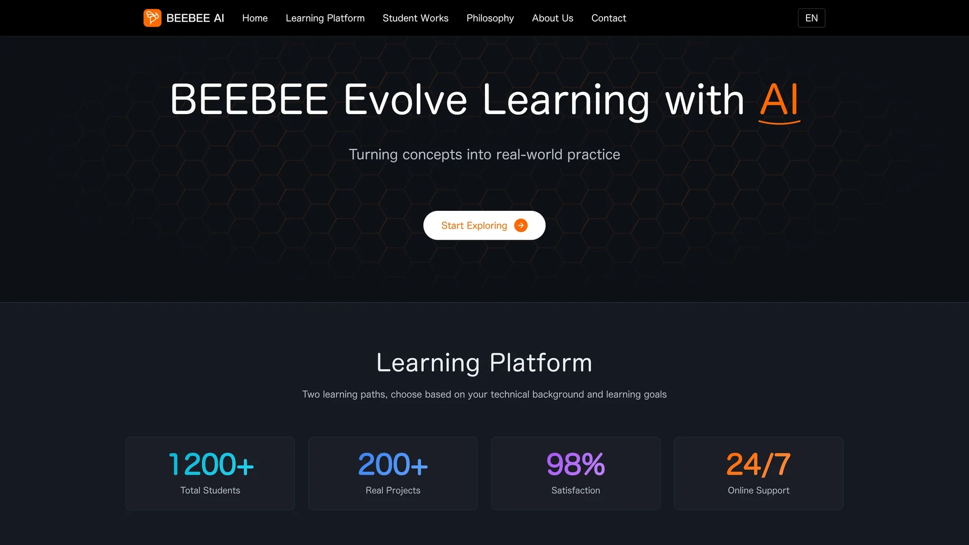 beebee-ai homepage
