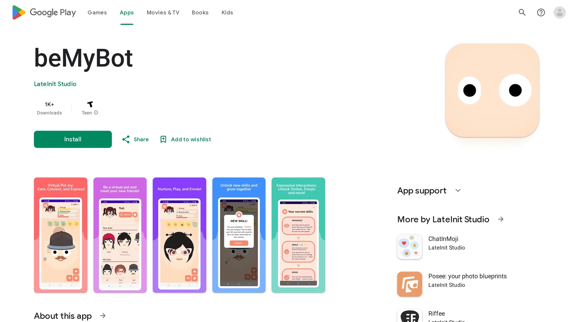 bemybot homepage