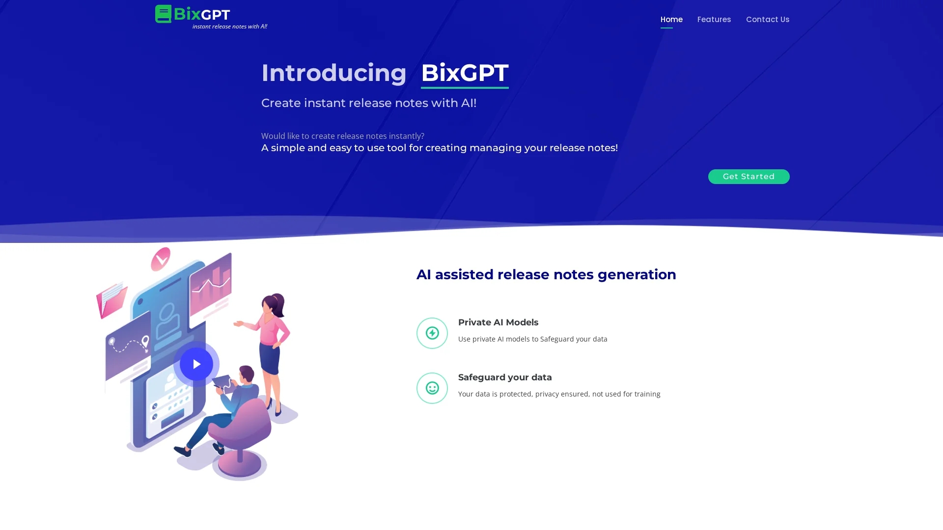 bixgpt-releasenotes homepage