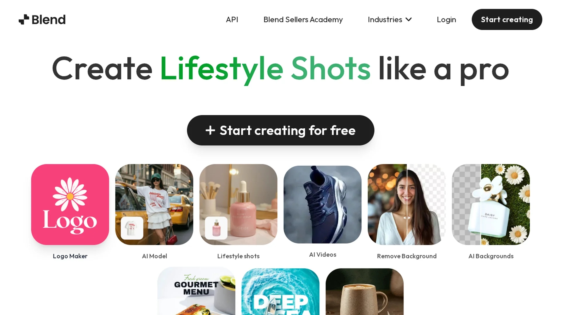blend homepage
